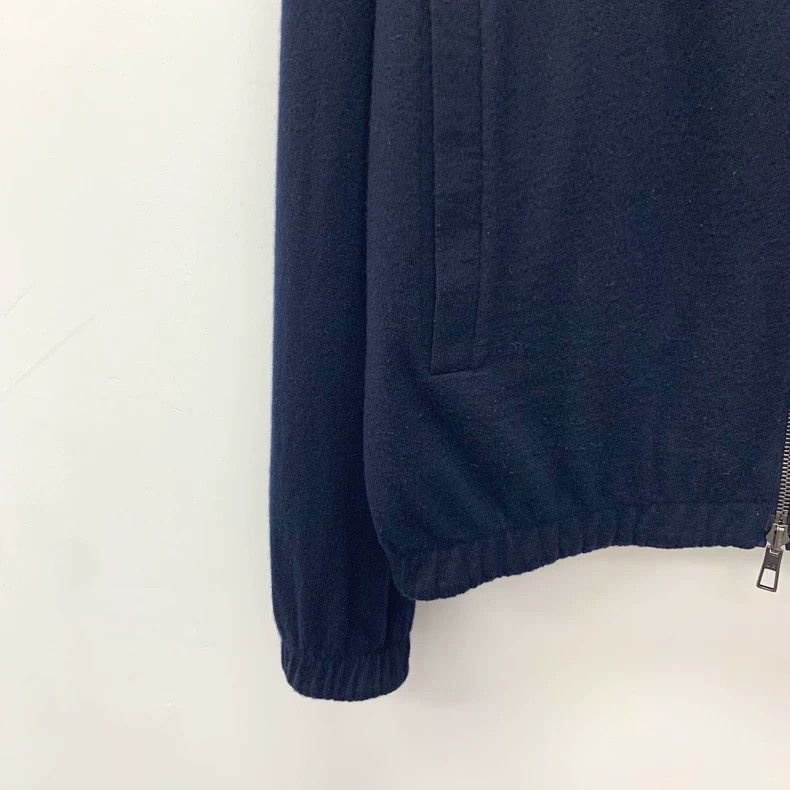 Loro Piana Loro Piana Dark blue stand-up collar zipper long-sleeved do Size US M / EU 48-50 / 2 - 8 Thumbnail