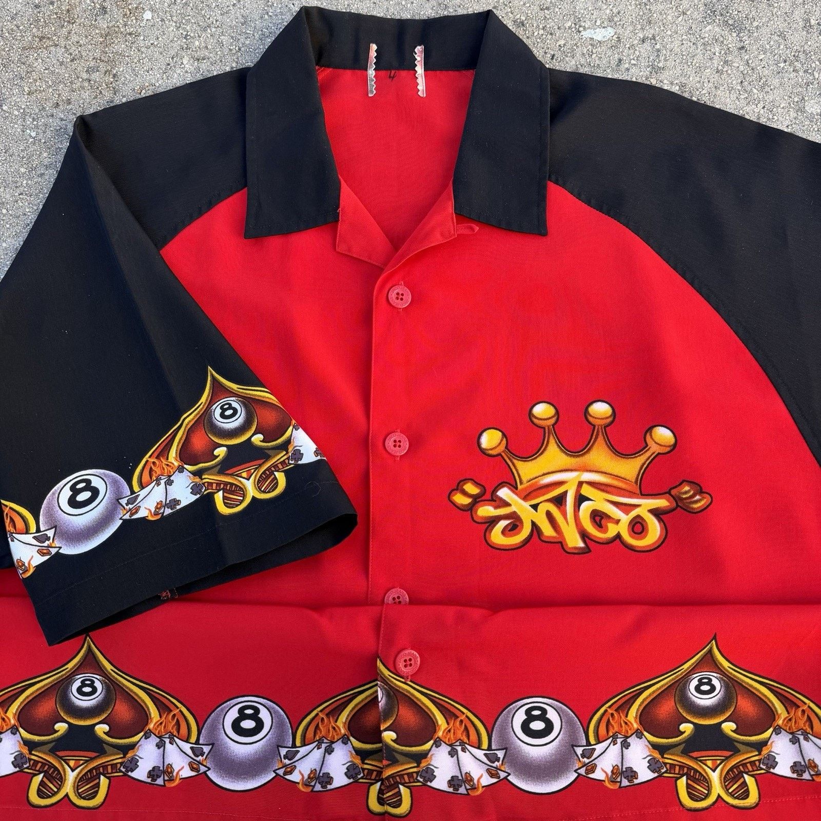 Huf × Streetwear × Vintage HUF x Pink Panther 8 Ball Bowling Shirt