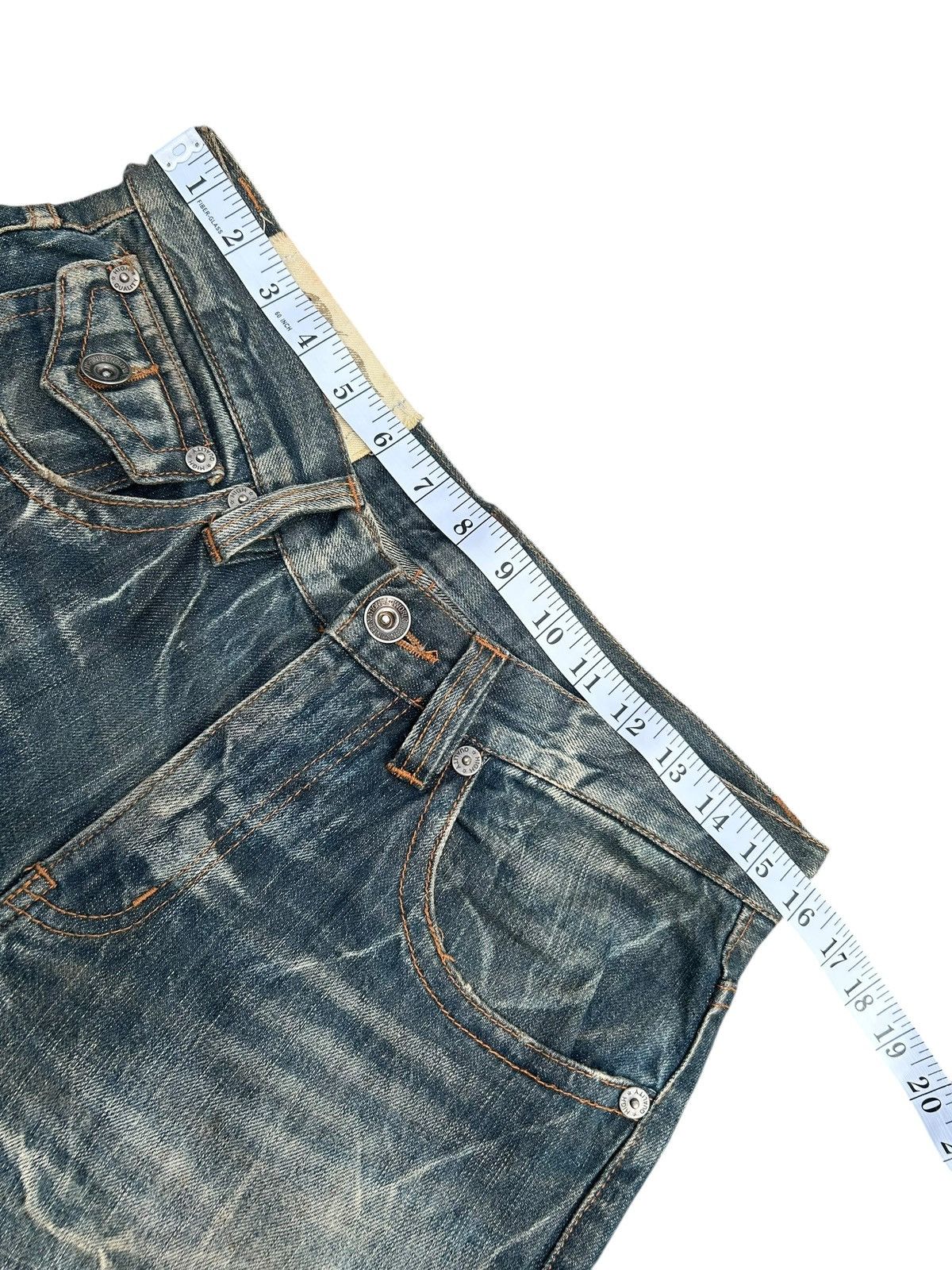 Kapital FLARE Antful Jeans Japanese Distressed Dirty Denim Jeans Size US 32 / EU 48 - 19 Thumbnail