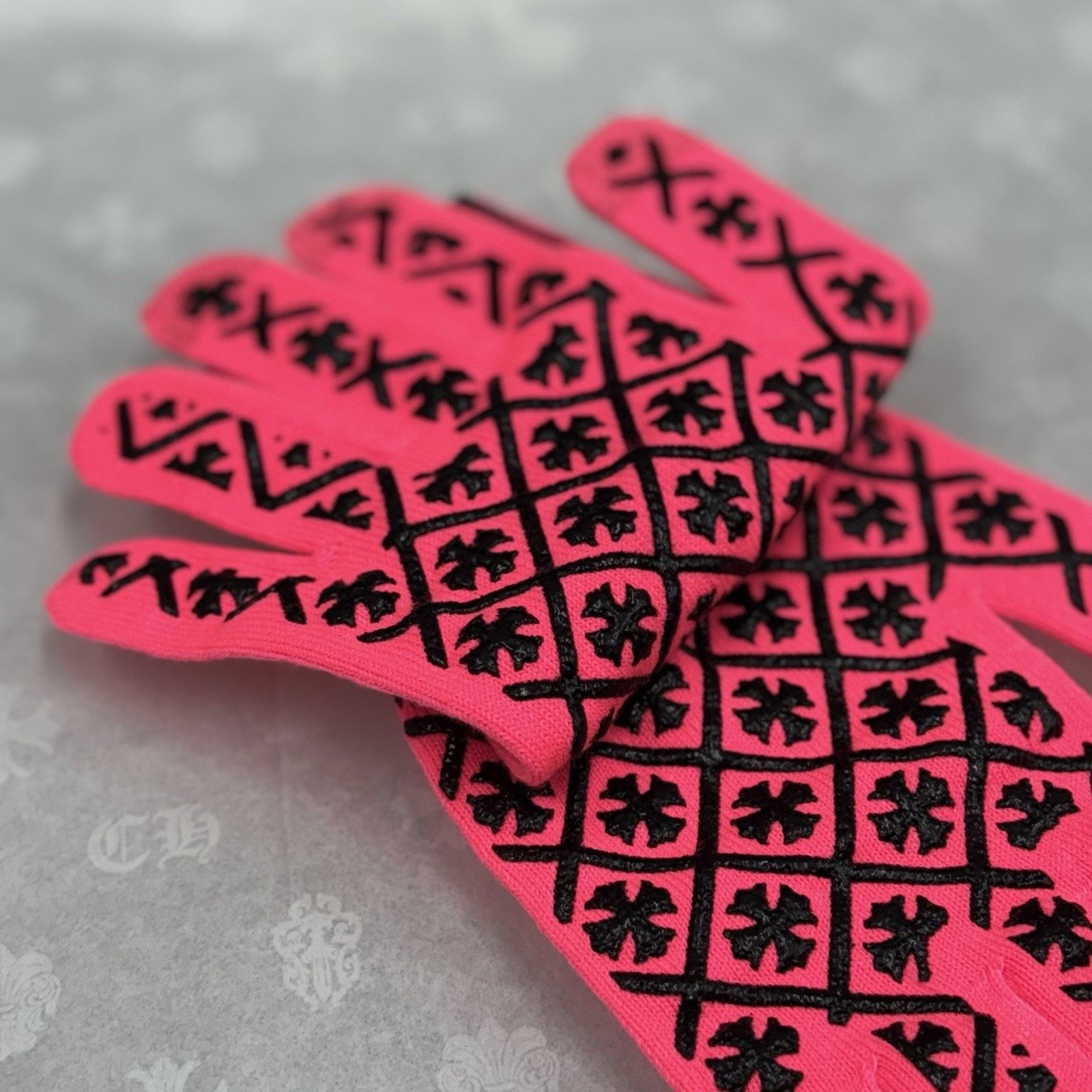 Chrome Hearts Chrome Hearts Work Gloves ' Pink ' | BRAND NEW! Size ONE SIZE - 4 Thumbnail