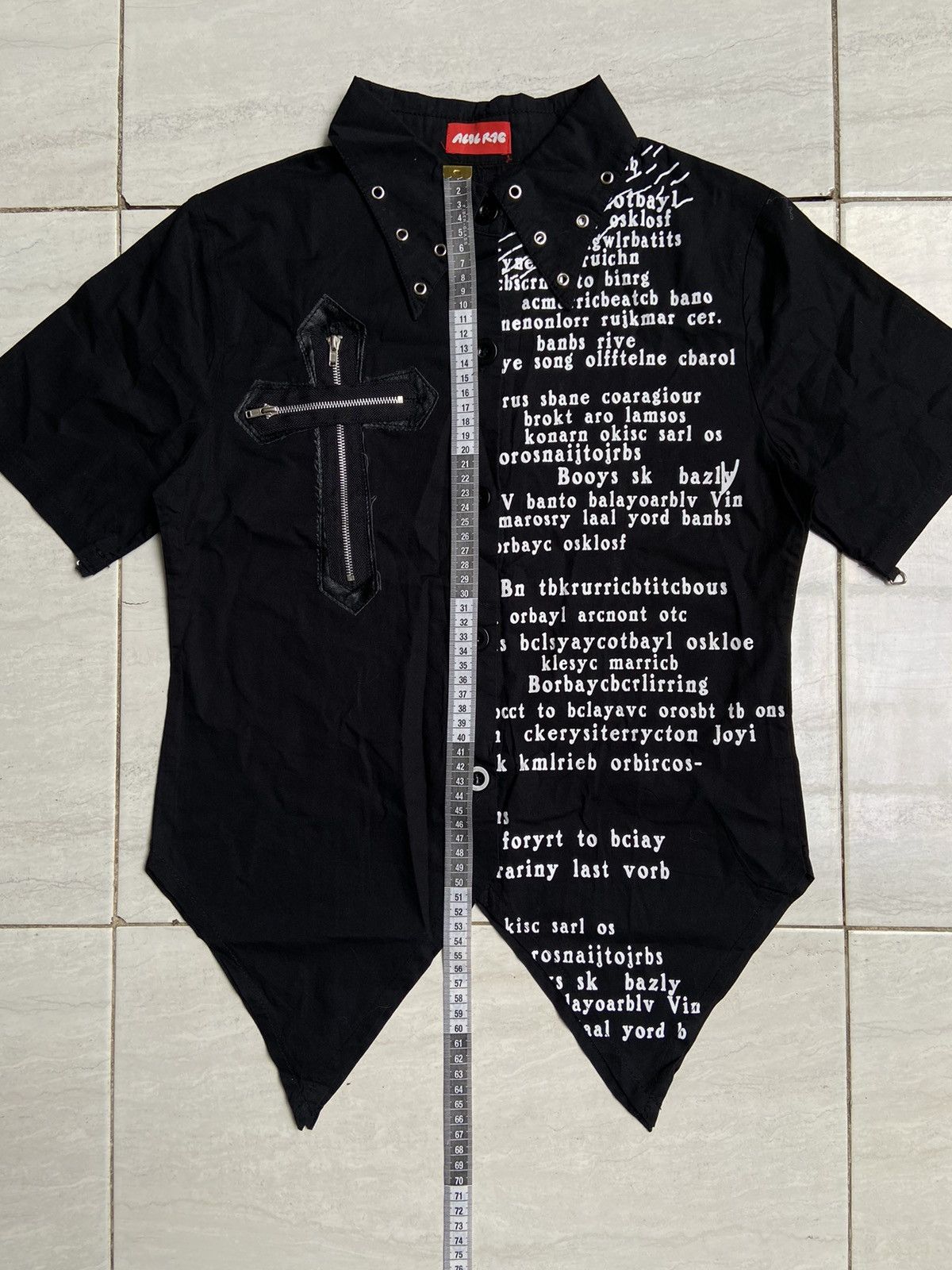 Seditionaries ACDC RAG Black Patterned Shirts Size US XS / EU 42 / 0 - 7 Thumbnail