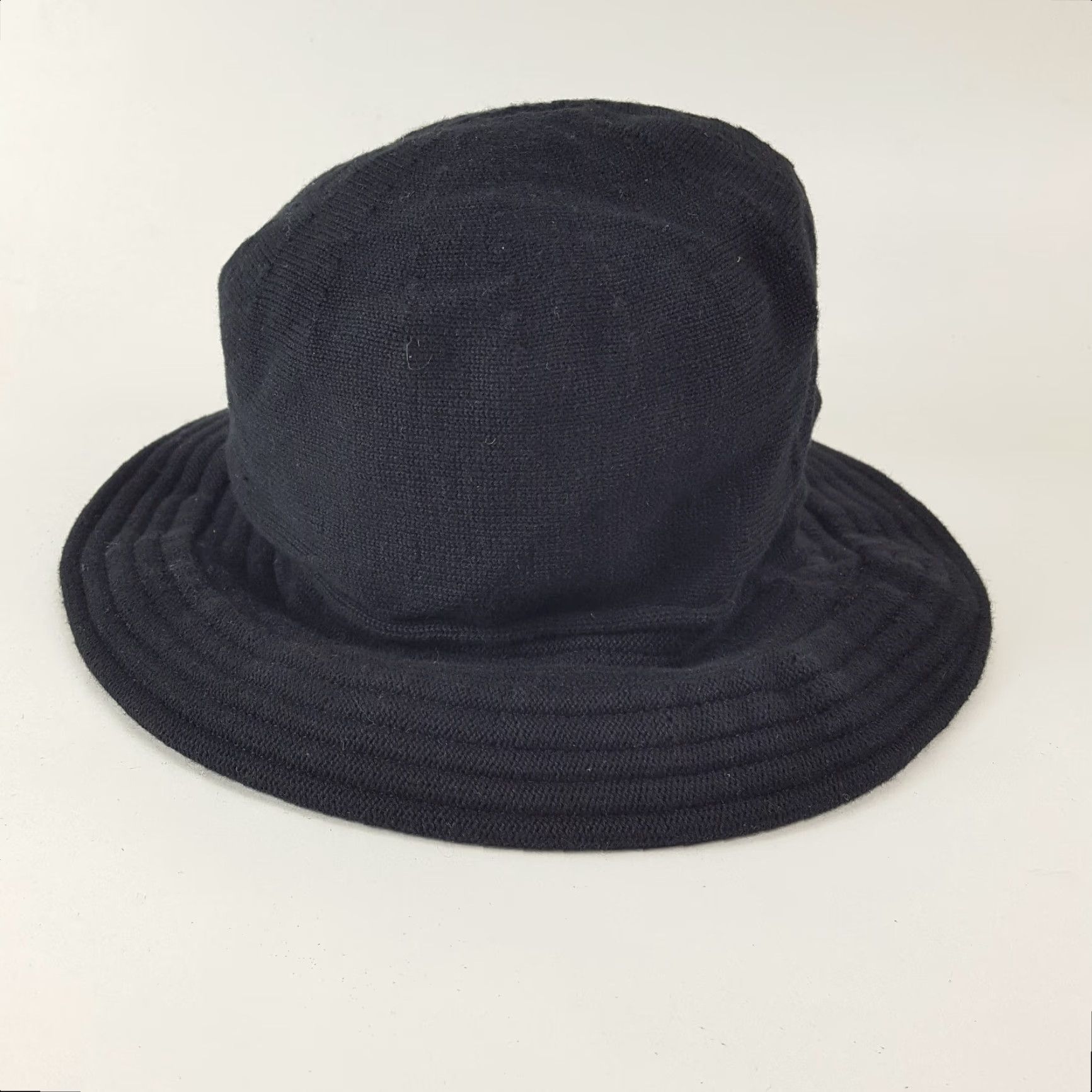 Vintage VINTAGE Cotton Country Sunhat Bucket One Size - Black - Breathable Knit Cotton - Outdoor Hiking - Unisex Adults - 90s - Golf Hat - Vintage Size ONE SIZE - 4 Thumbnail