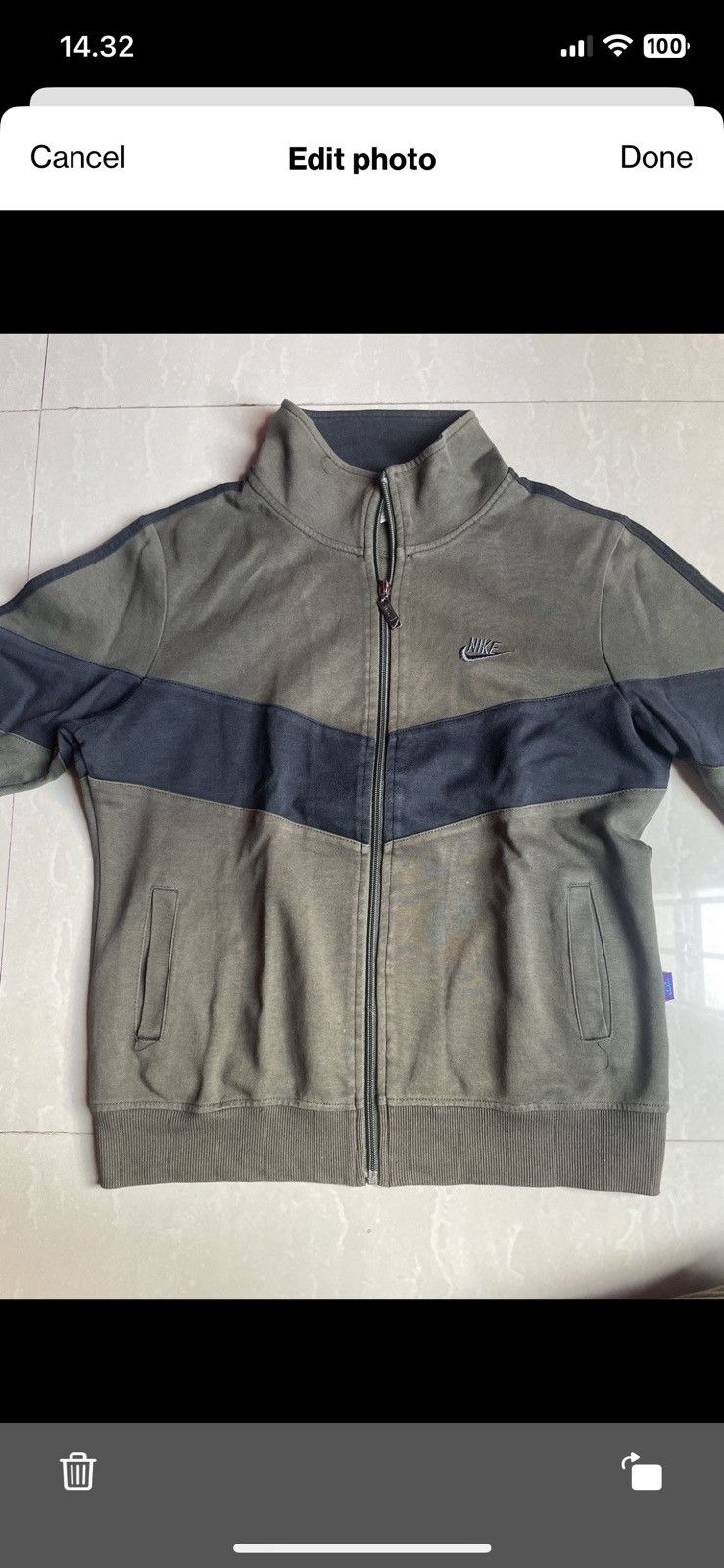 Nike Vintage Nike Track Top Size L / US 10 / IT 46 - 1 Thumbnail
