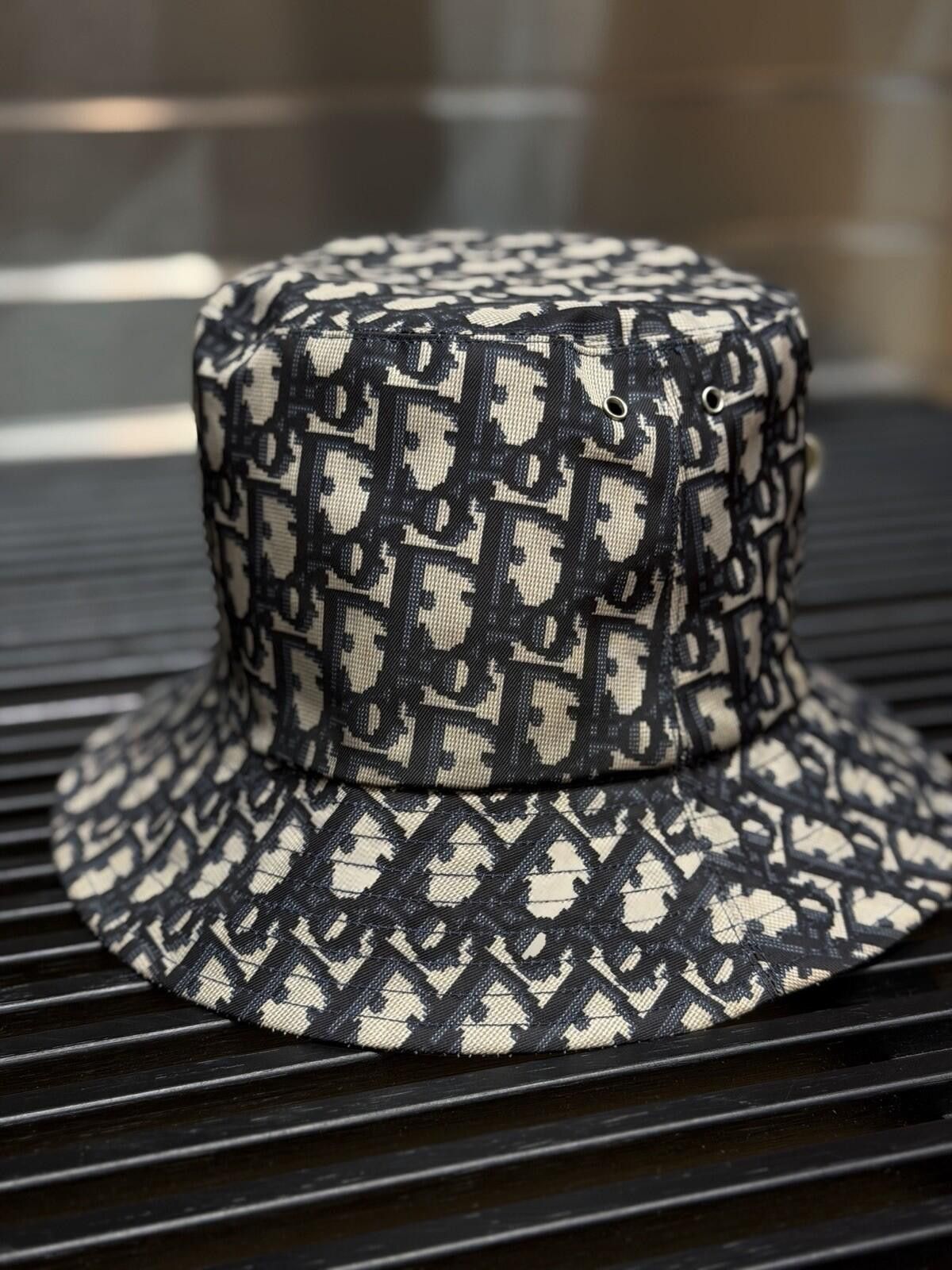 Dior Authentic Dior Reversible Teddy-D Brim Bucket Hat $1000 Size ONE SIZE - 3 Thumbnail