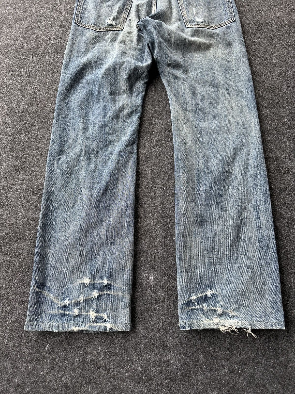 Japanese Brand Vintage Bartack Work Punk Denim W32 D257 Size US 32 / EU 48 - 6 Thumbnail
