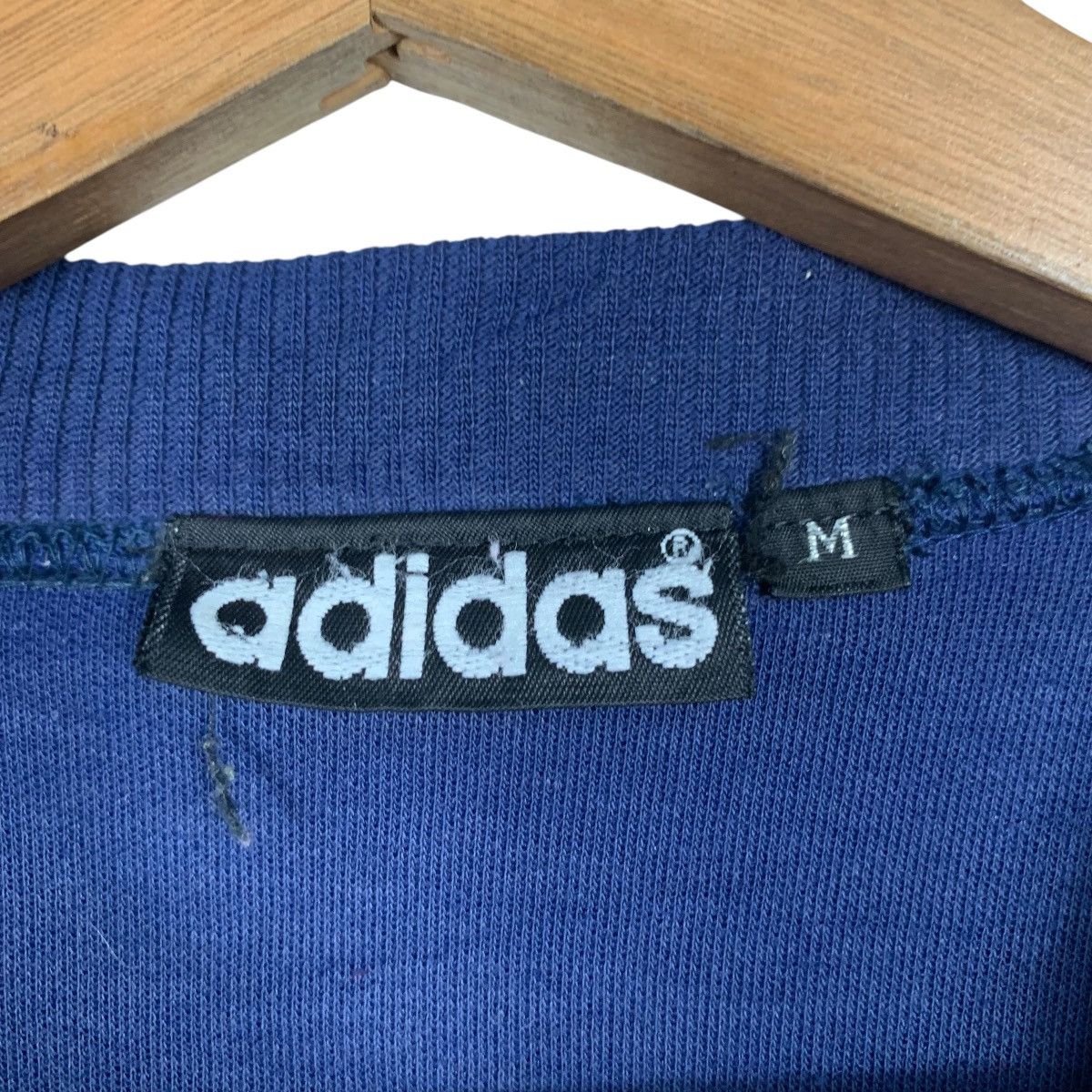 Adidas Vintage 90’s ADIDAS Big Logo Crewneck Sweatshirt #3602-C165 Size US M / EU 48-50 / 2 - 9 Thumbnail