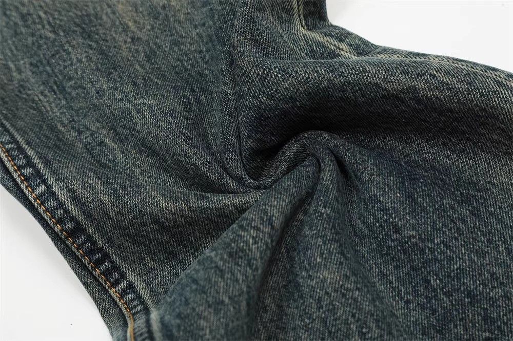 Japanese Brand × Jean Men's trendy loose retro washed distressed flared jeans Size US 32 / EU 48 - 6 Thumbnail