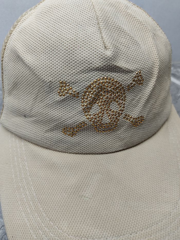 Japanese Brand Vintage Skulls Trucker Hat (Distressed) Size ONE SIZE - 3 Thumbnail