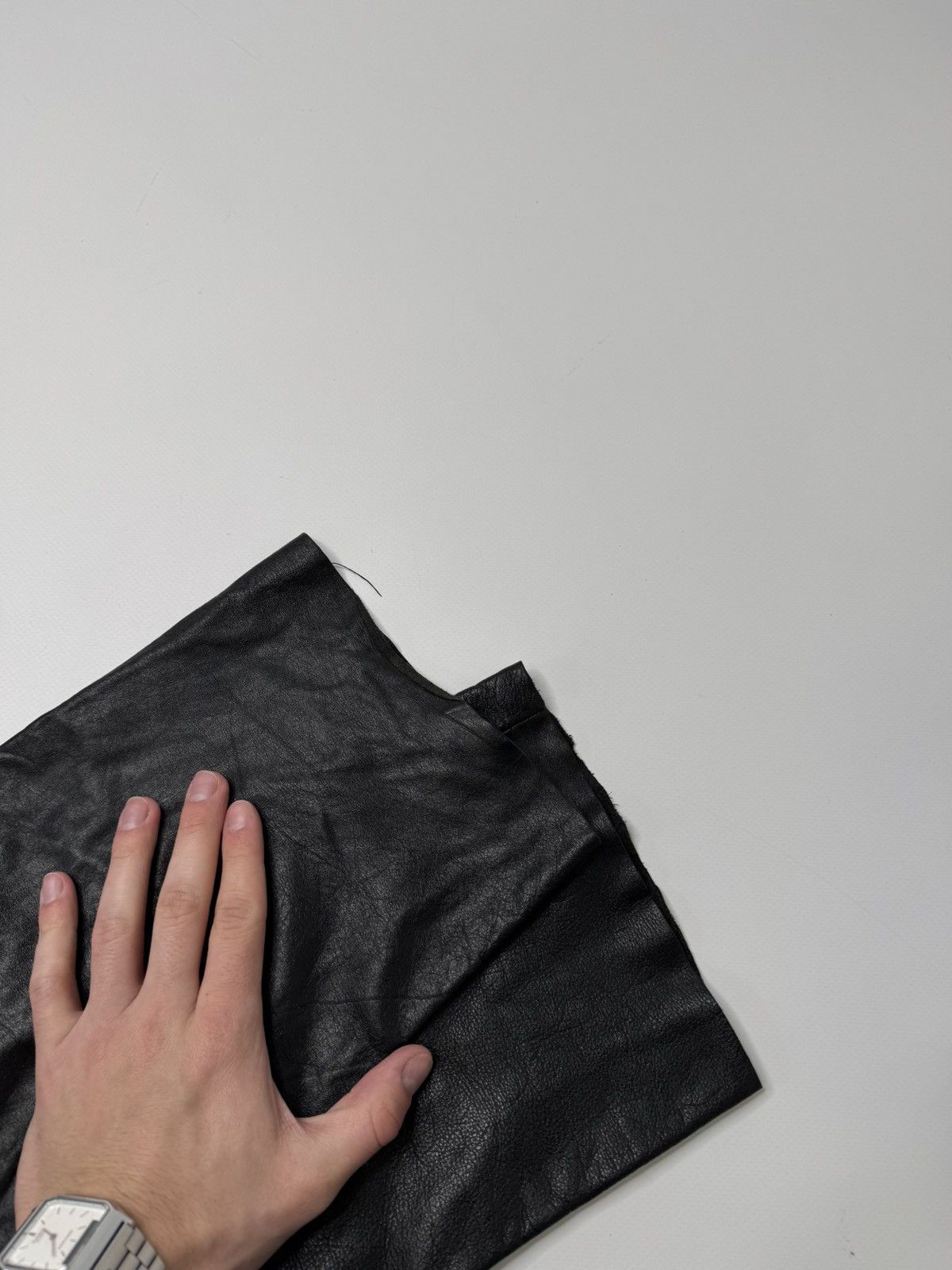 Vintage Vintage avant garde genuine leather pants y2k rick if6was9 Size US 30 / EU 46 - 10 Thumbnail