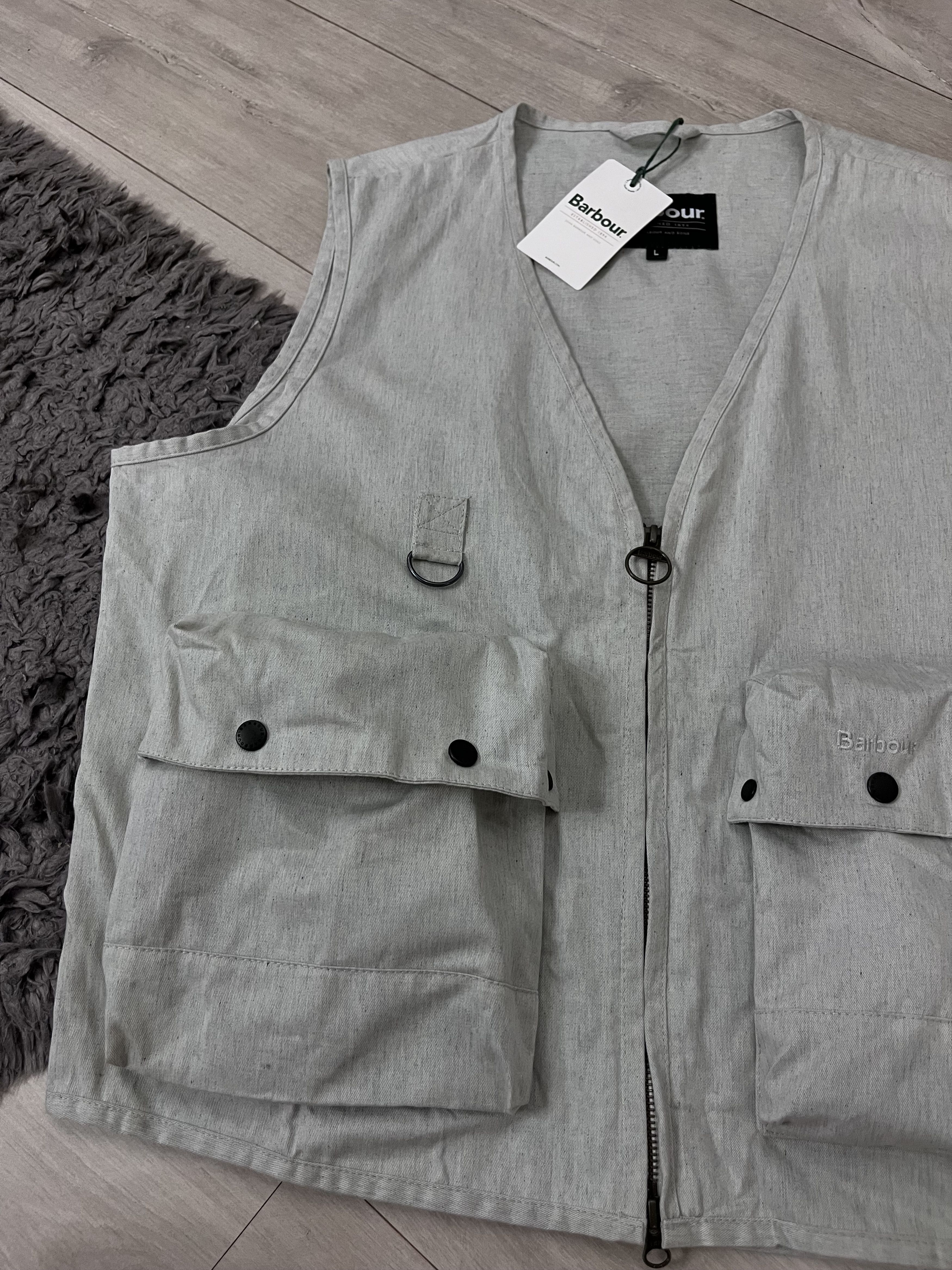 Barbour 🔥NWT Barbour Multipocket Modified Westmorland Vest Coat Size US L / EU 52-54 / 3 - 5 Thumbnail