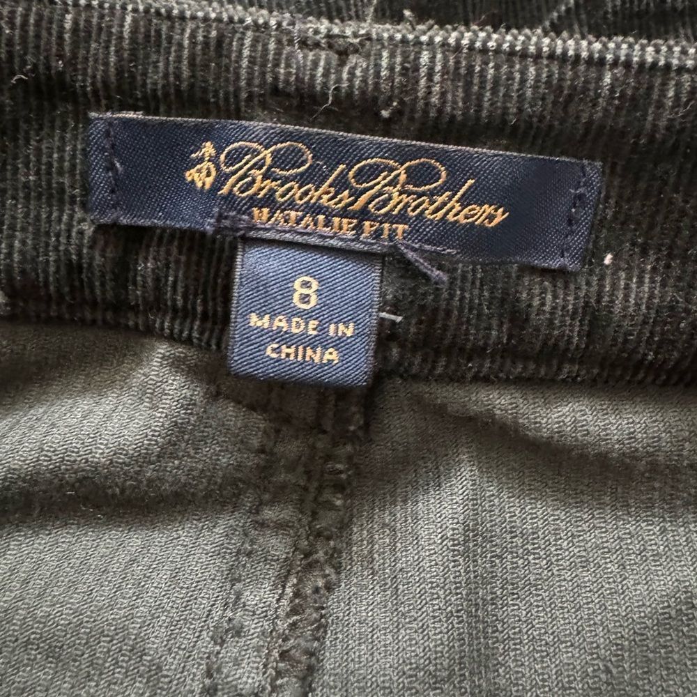 Brooks Brothers Brooks Brothers Black Corduroy Pants Women’s Size 8 Stretch Classic Fit Size 30" / US 8 / IT 44 - 3 Thumbnail