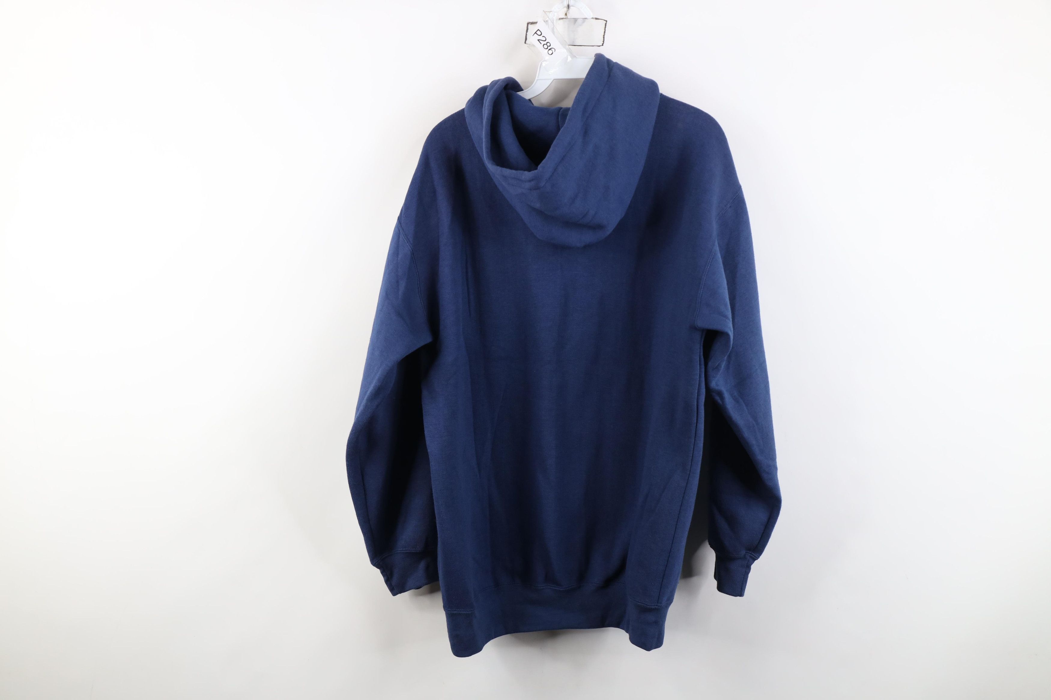 Vintage Deadstock Vintage 90s Streetwear Heavyweight Hoodie Blue Size US M / EU 48-50 / 2 - 12 Thumbnail