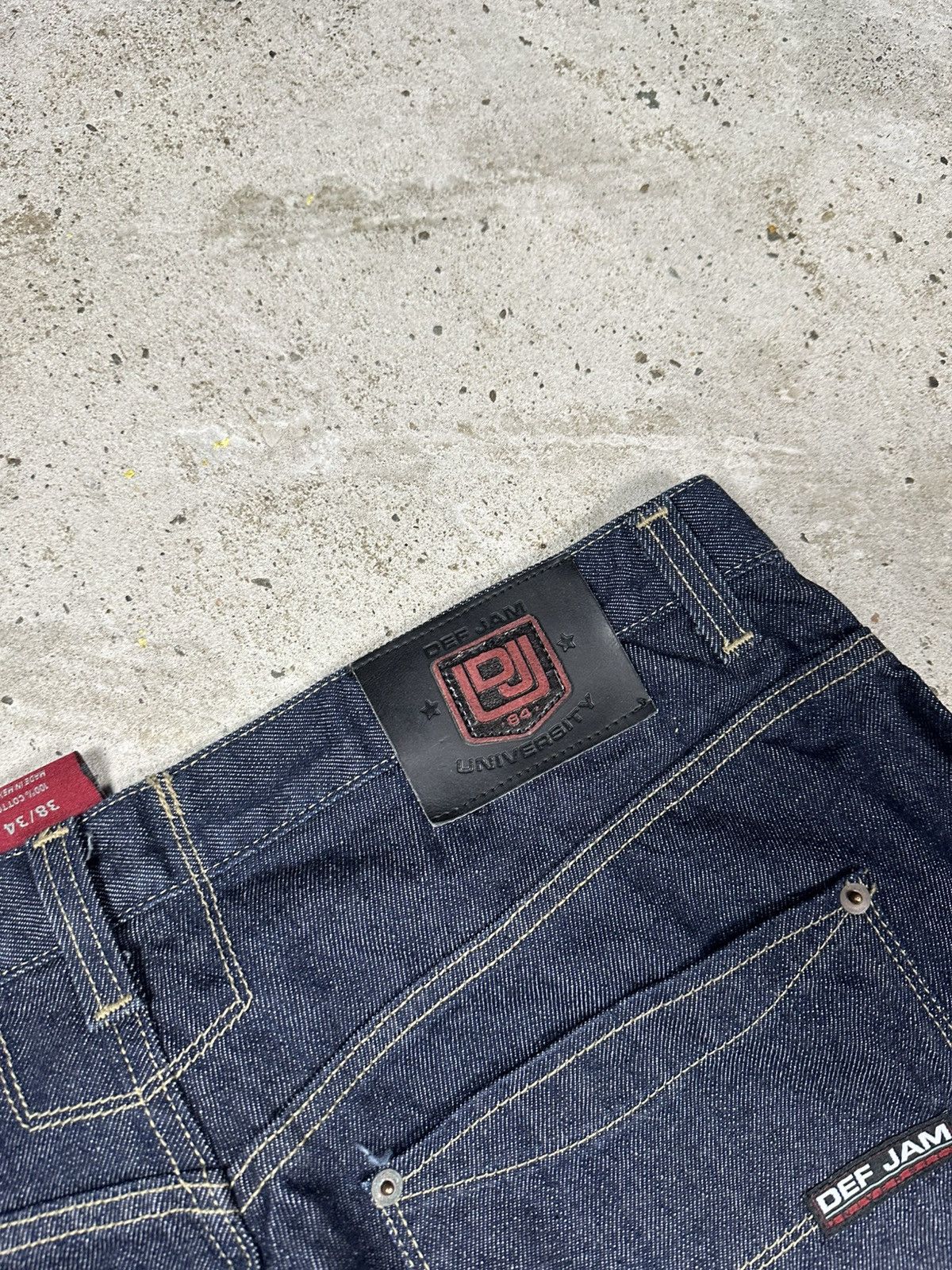 JNCO × Vintage Vintage Y2K Def Jam University Baggy Carpenter Denim Pants Size US 38 / EU 54 - 8 Thumbnail