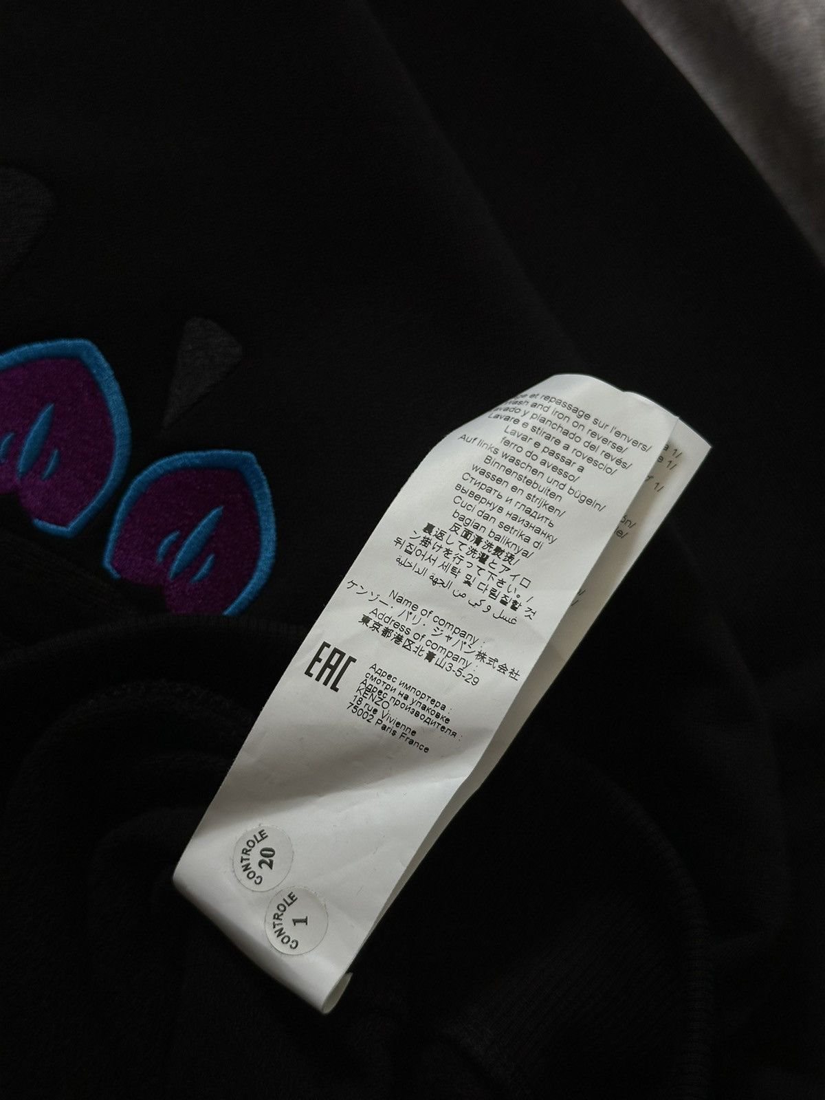 Kenzo Kenzo Paris Evil Eye Sweatshirt Size US XS / EU 42 / 0 - 9 Thumbnail