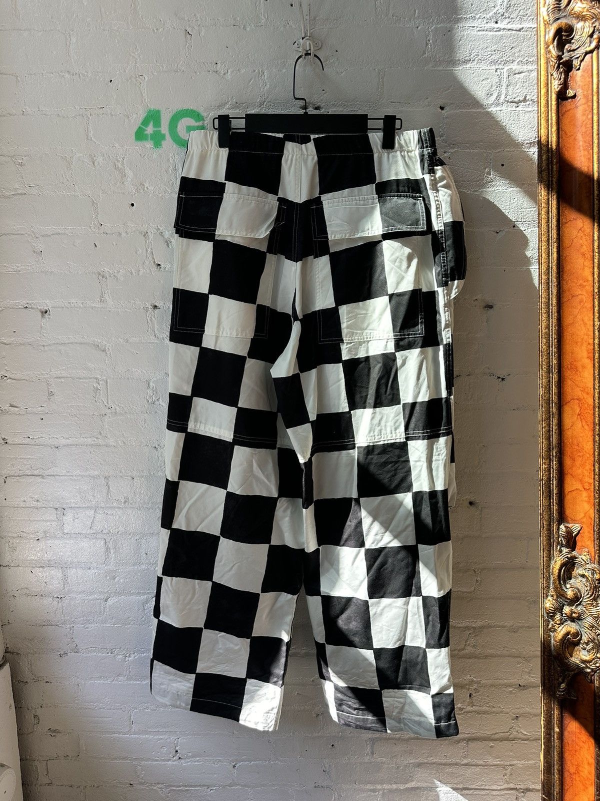 Jil Sander JILL SANDERS CHECKERED BOARD RUNWAY CARGOS Size US 34 / EU 50 - 5 Thumbnail