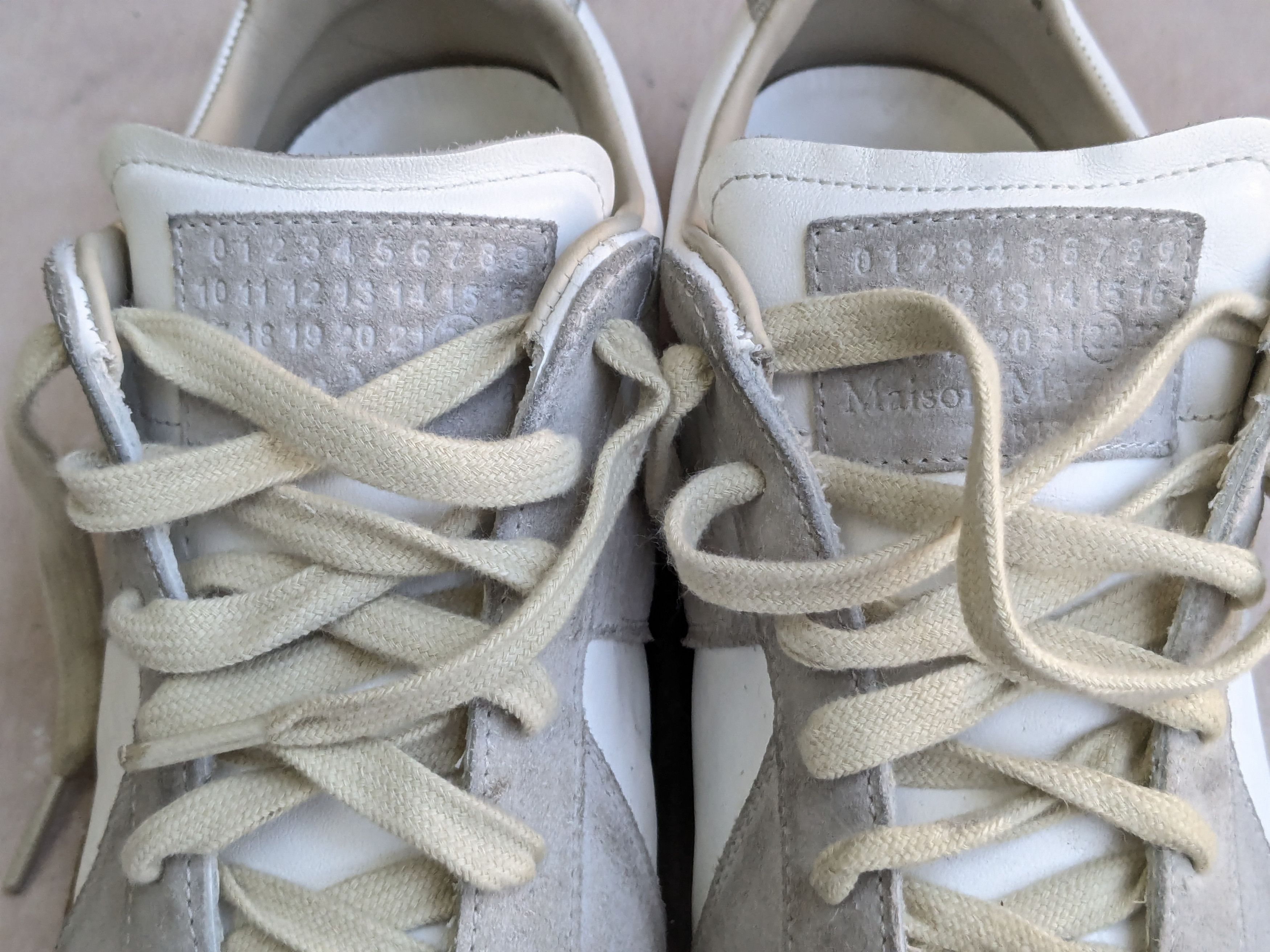 Maison Margiela Replica GAT White Gray 8 41 Low Tops