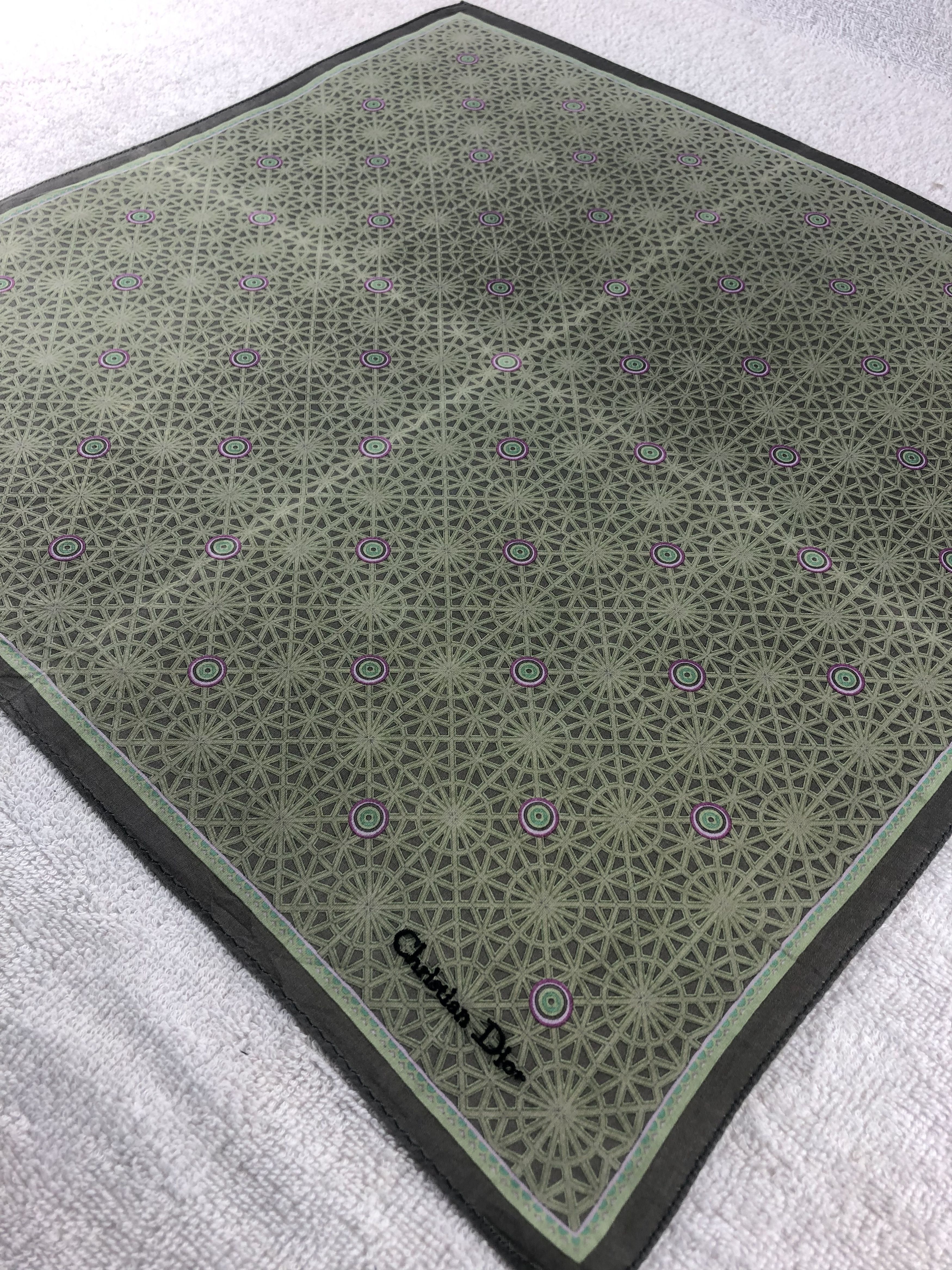 Vintage Christian Dior Handkerchief / Bandana / Neckerchief Size ONE SIZE - 4 Thumbnail