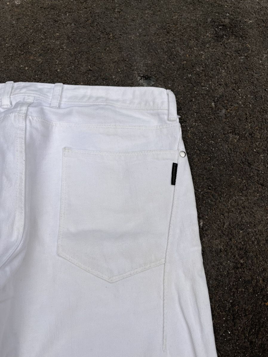 Black Barrett By Neil Barrett Denim Pants White