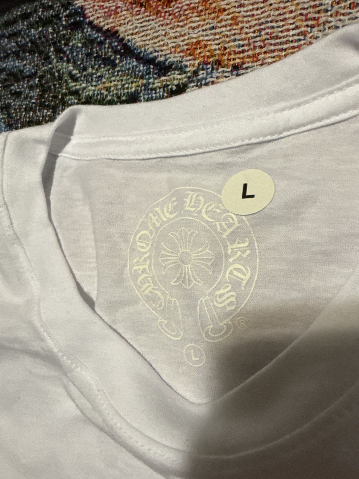 Chrome Hearts Chrome Hearts x Foti Logo Long Sleeve Tee Shirt Size US L / EU 52-54 / 3 - 24 Thumbnail