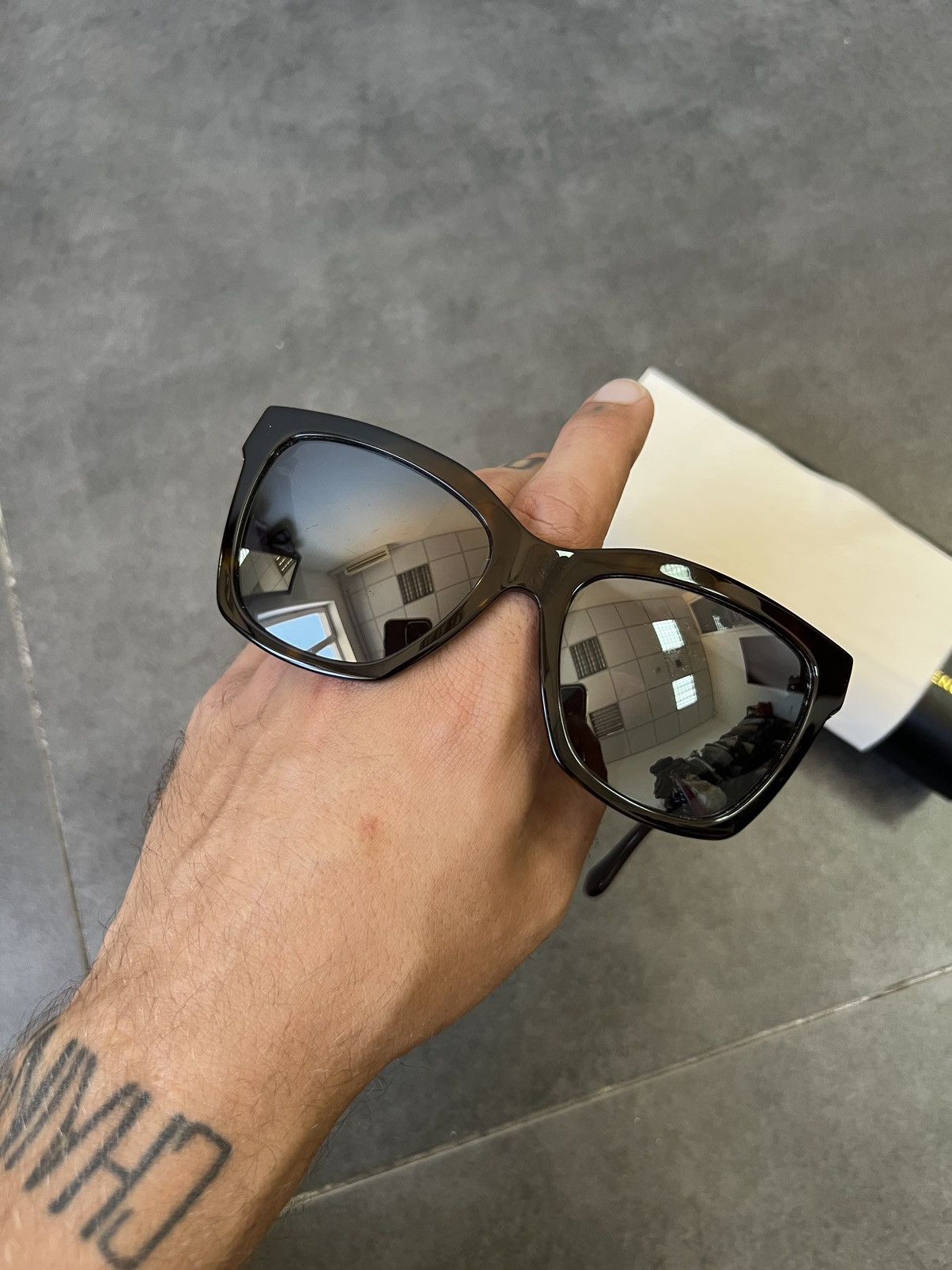 Balenciaga Balenciaga Havana square Sunglasses Size ONE SIZE - 3 Thumbnail