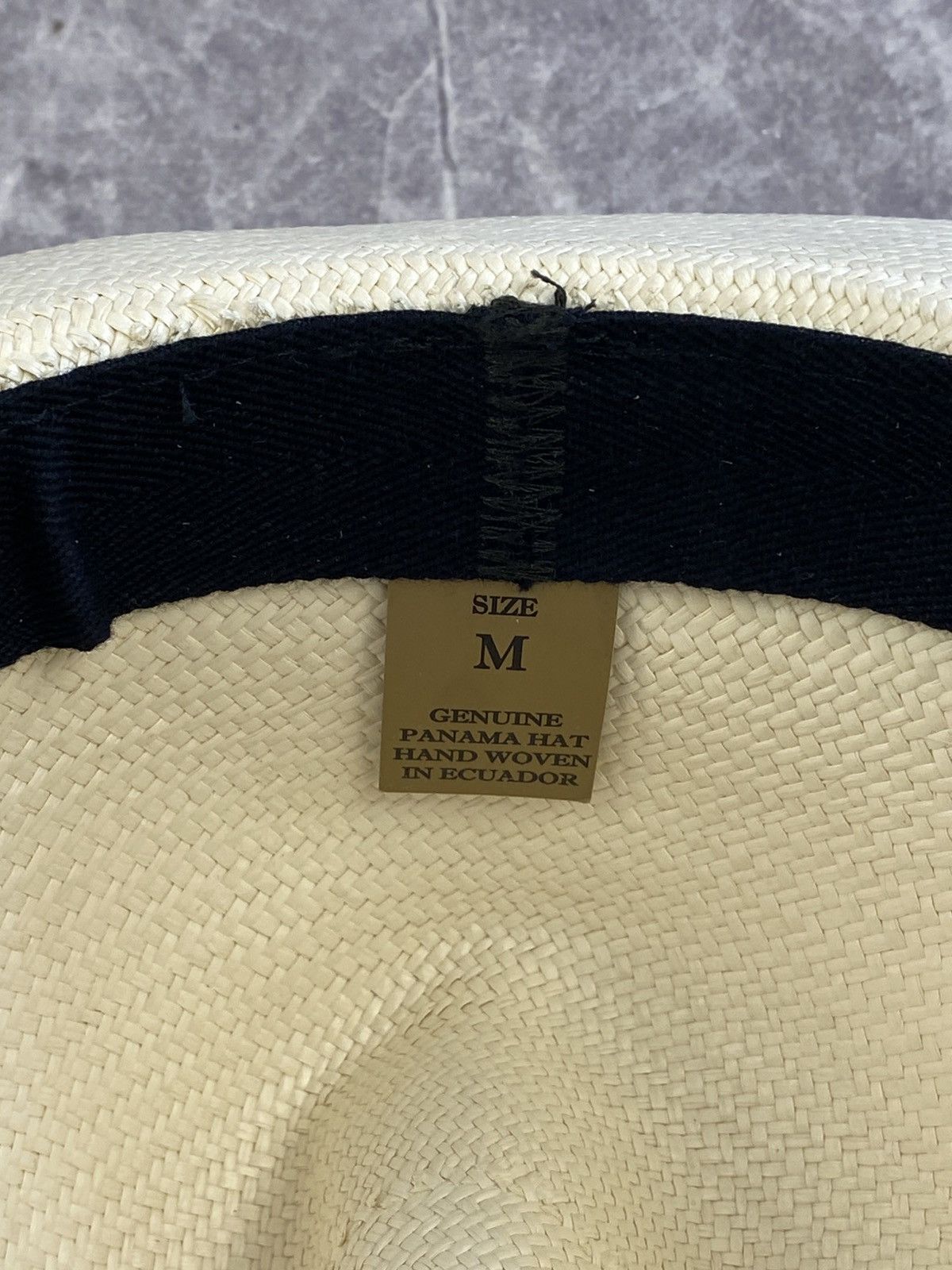 Alfred Dunhill Alfred Dunhill Genuine Panama Hat Championship Hand Woven Size ONE SIZE - 8 Thumbnail