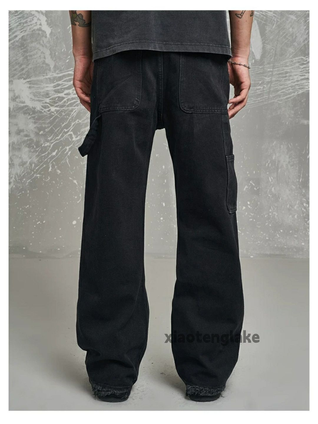 Jean × Vintage utility punk grunge damaged loose hiphop cargo pants Size US 32 / EU 48 - 5 Thumbnail