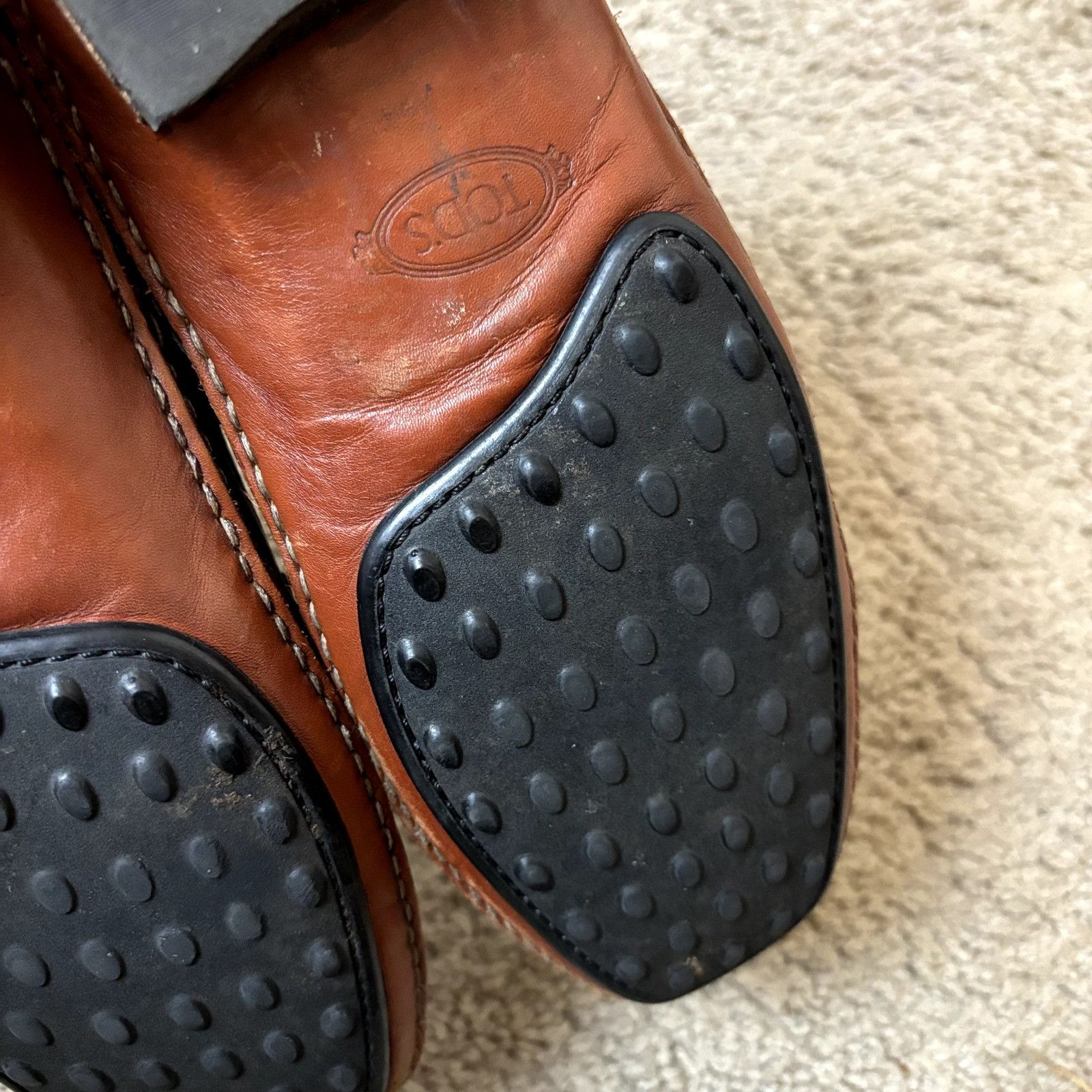 Tod's TOD'S Brown Leather Wingtip Brogues - Size 39 EU Men's Lace- Size US 7 / EU 40 - 6 Thumbnail