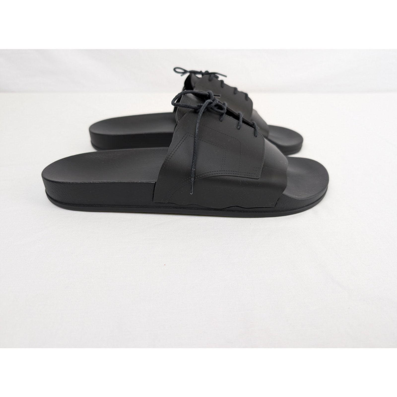 Maison Margiela o1rshd1 Pool Slides Slipper in Black Size US 12 / EU 45 - 11 Thumbnail