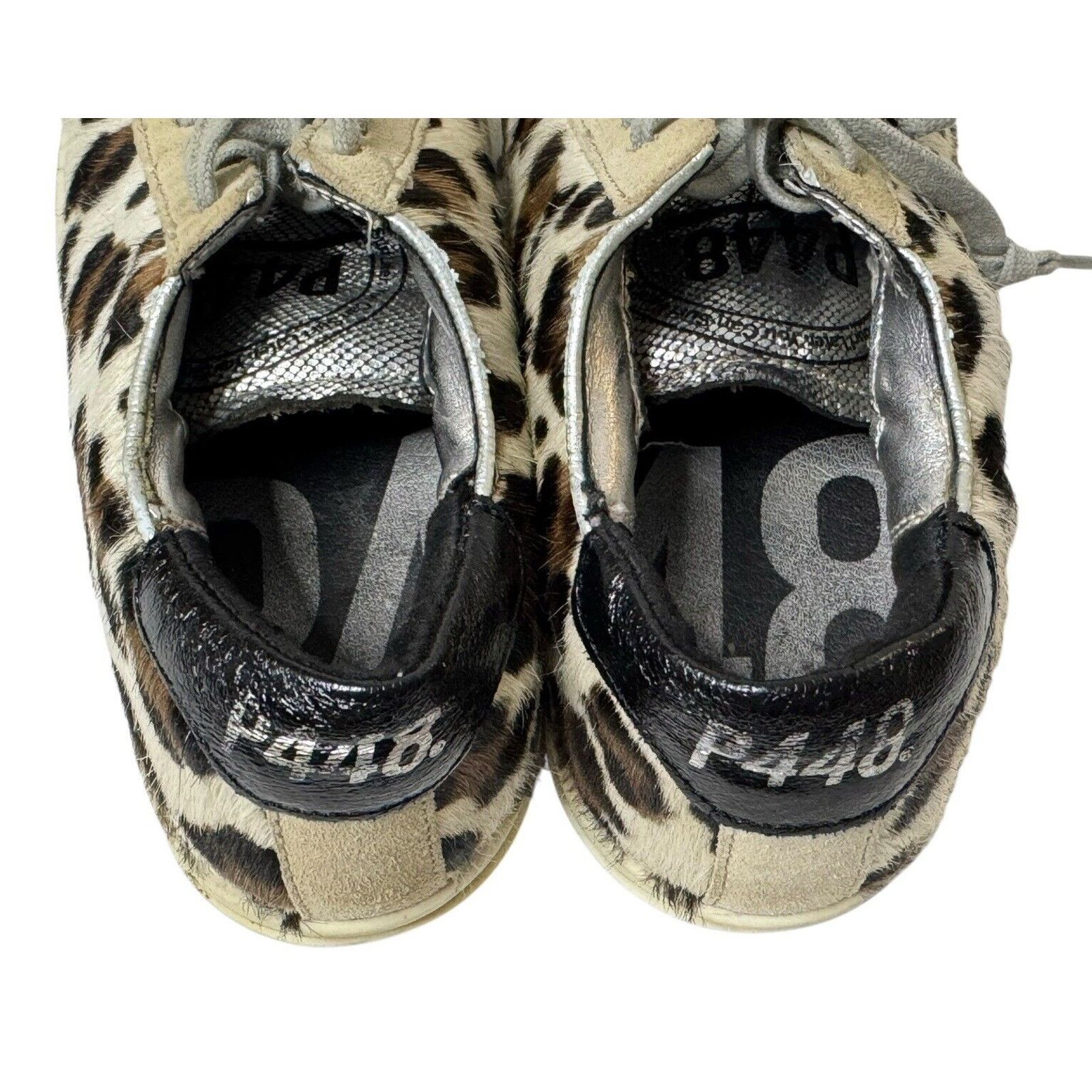 P448 P448 John Cow Genuine Calf Hair Sneakers Leopard Surf Shoes Size US 5.5 / IT 35.5 - 8 Thumbnail