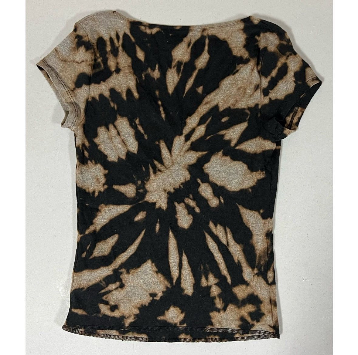 Band Tees Black Acid-Wash Tie Dye Tee T-Shirt Top Blouse Size XS 🖤✨ Size XS / US 0-2 / IT 36-38 - 2 Thumbnail