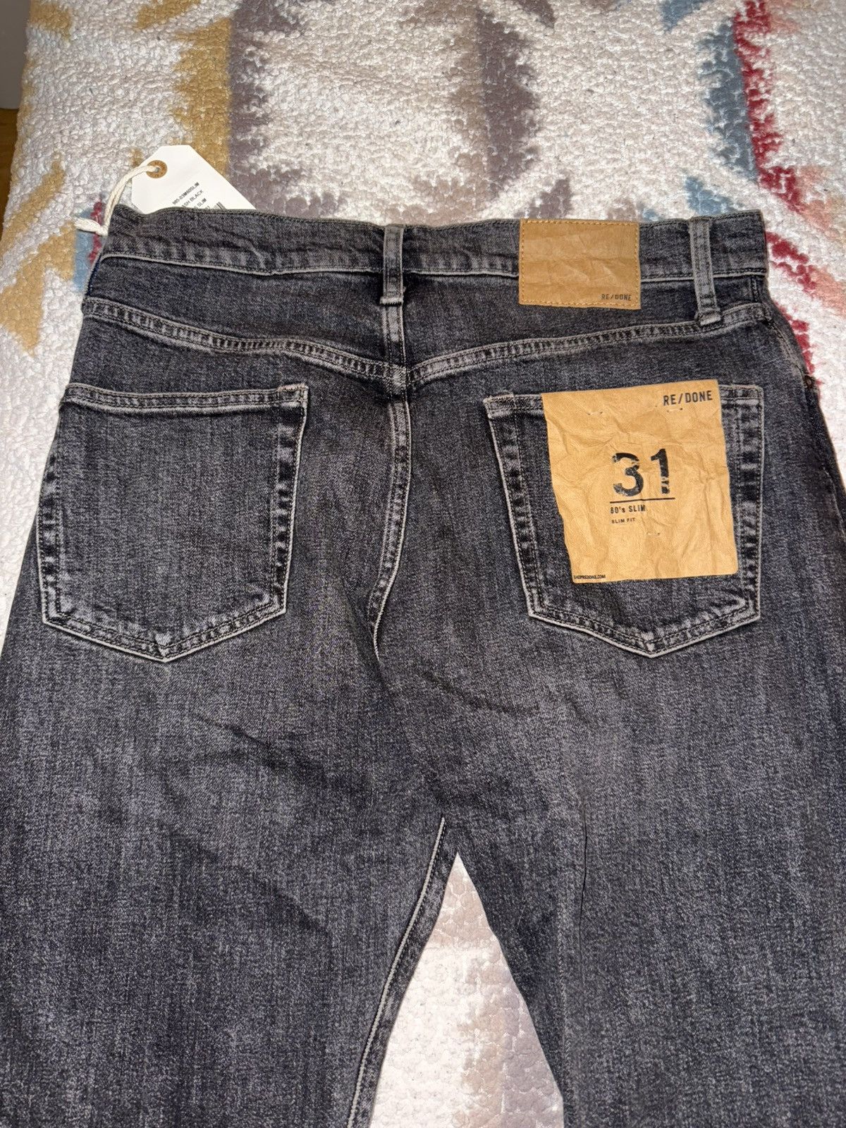 RE/DONE Re/Done - 60s Stretch Slim Jeans Size US 31 - 4 Thumbnail