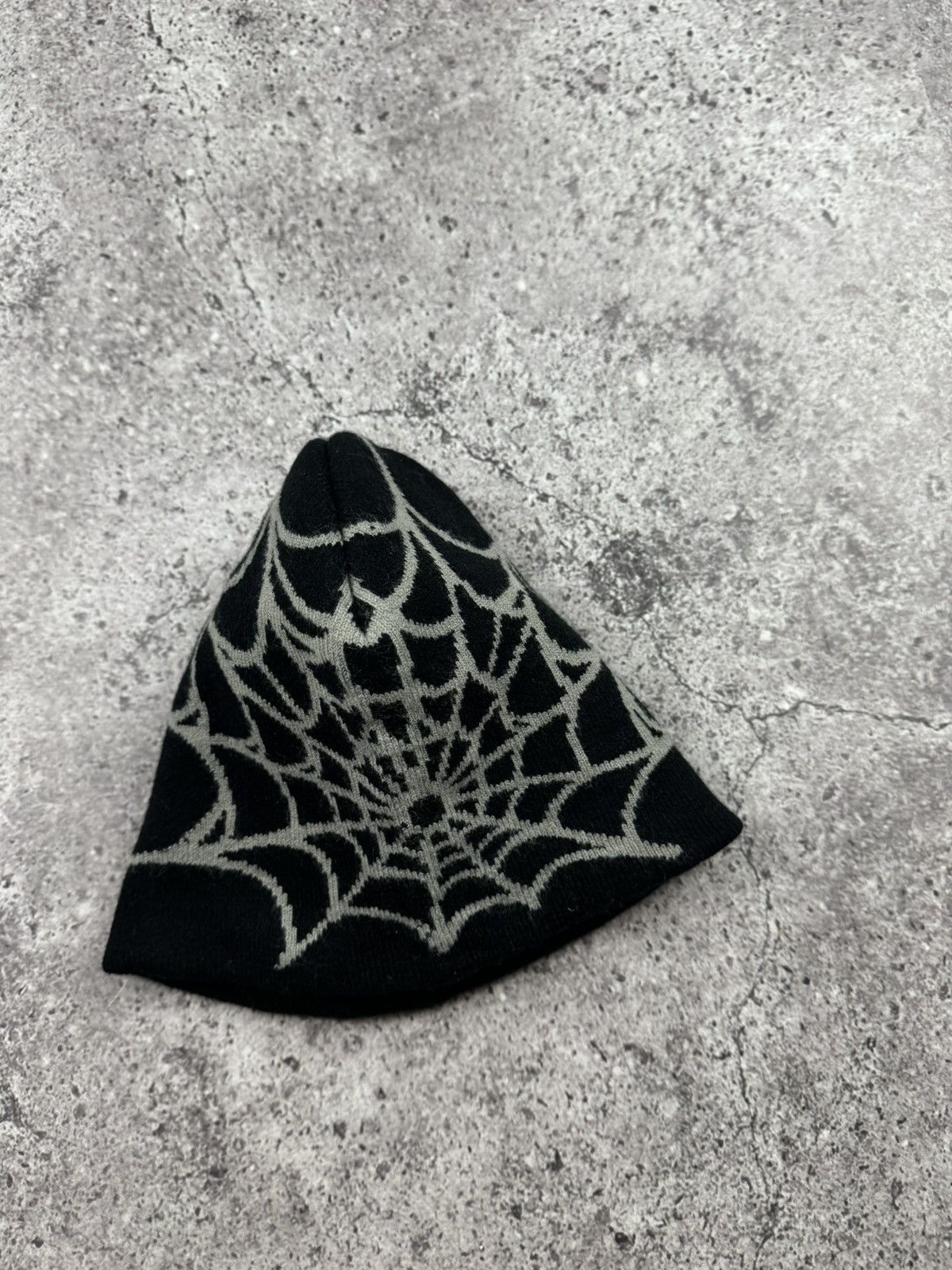 Japanese Brand Spider Web Y2K Vintage Beanie Hat Spider-Man Size ONE SIZE - 2 Thumbnail