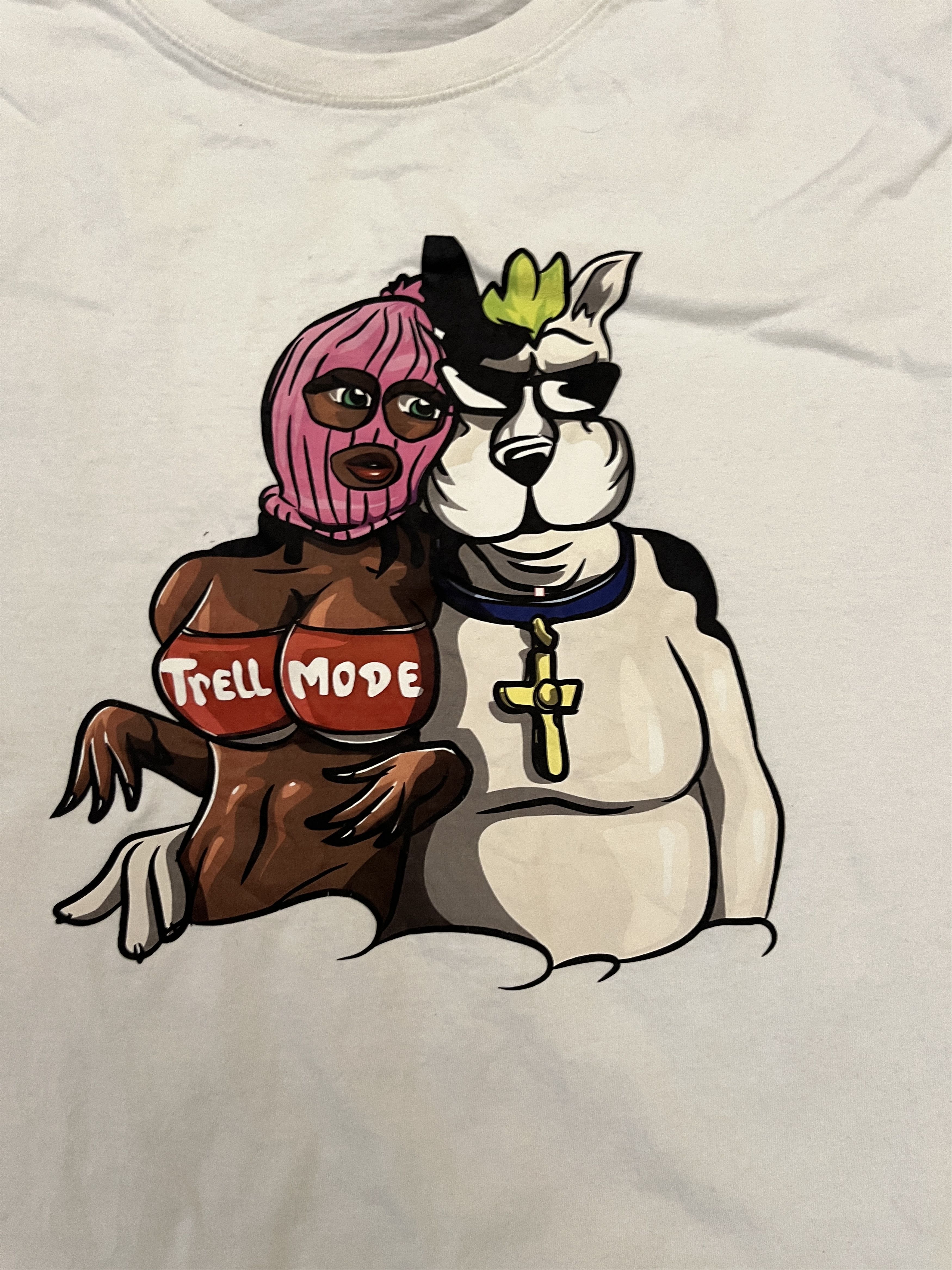Vintage T-Rell Back On Figg "Trell Mode" Graphic Tee 4XL Size US XXL / EU 58 / 5 - 2 Thumbnail
