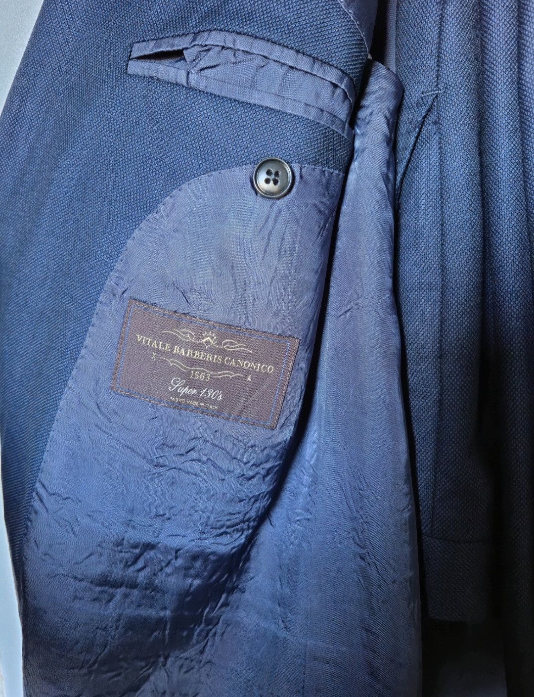 Suitsupply SUITSUPPLY Sienna Men's Suit 56 Eur USA/UK 46R Super 130's Size 46R - 4 Thumbnail