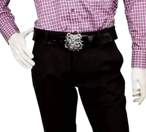 Designer 115cm Angry Dog Belt Size ONE SIZE - 3 Thumbnail