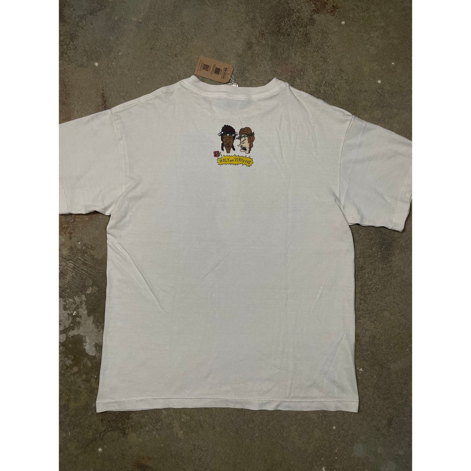 Saint Michael Saint Mxxxxxx Tee White Beavis Medium New Size US M / EU 48-50 / 2 - 2 Thumbnail