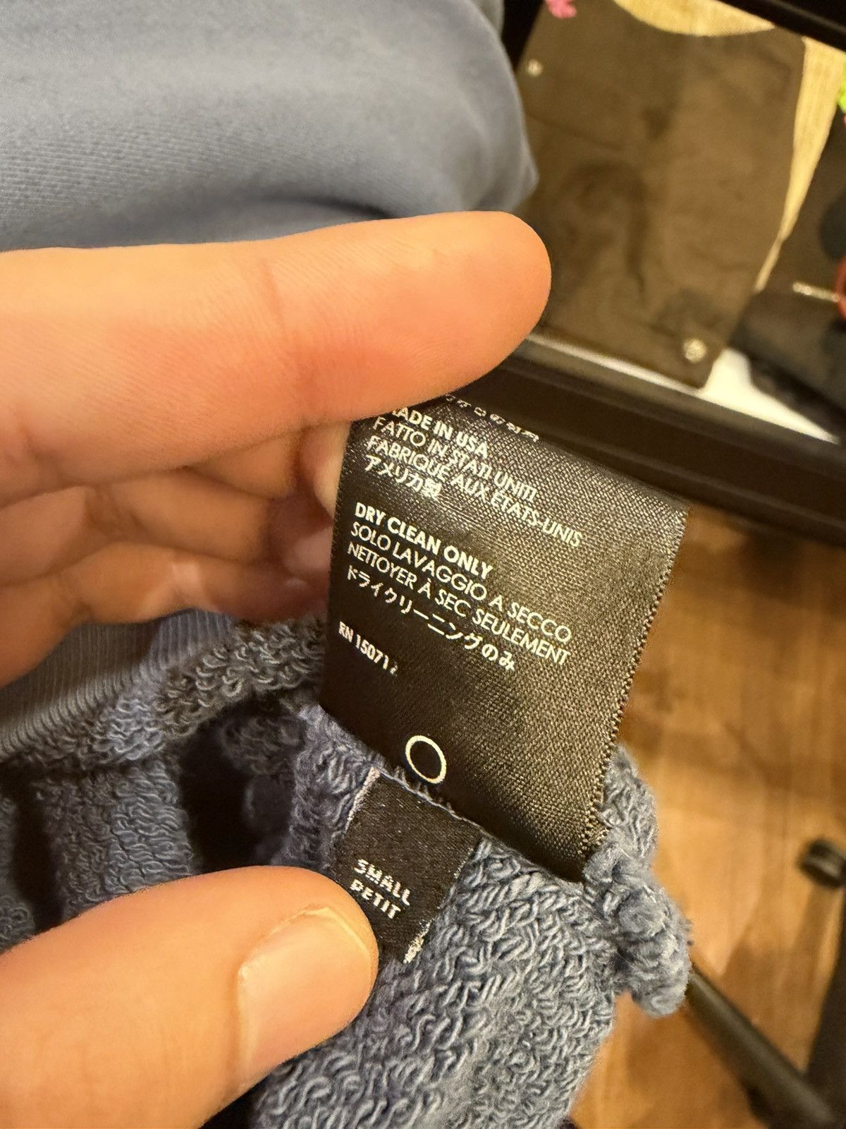 Amiri Amiri Beverly Hills Crewneck - Slate Blue Size US S / EU 44-46 / 1 - 5 Thumbnail