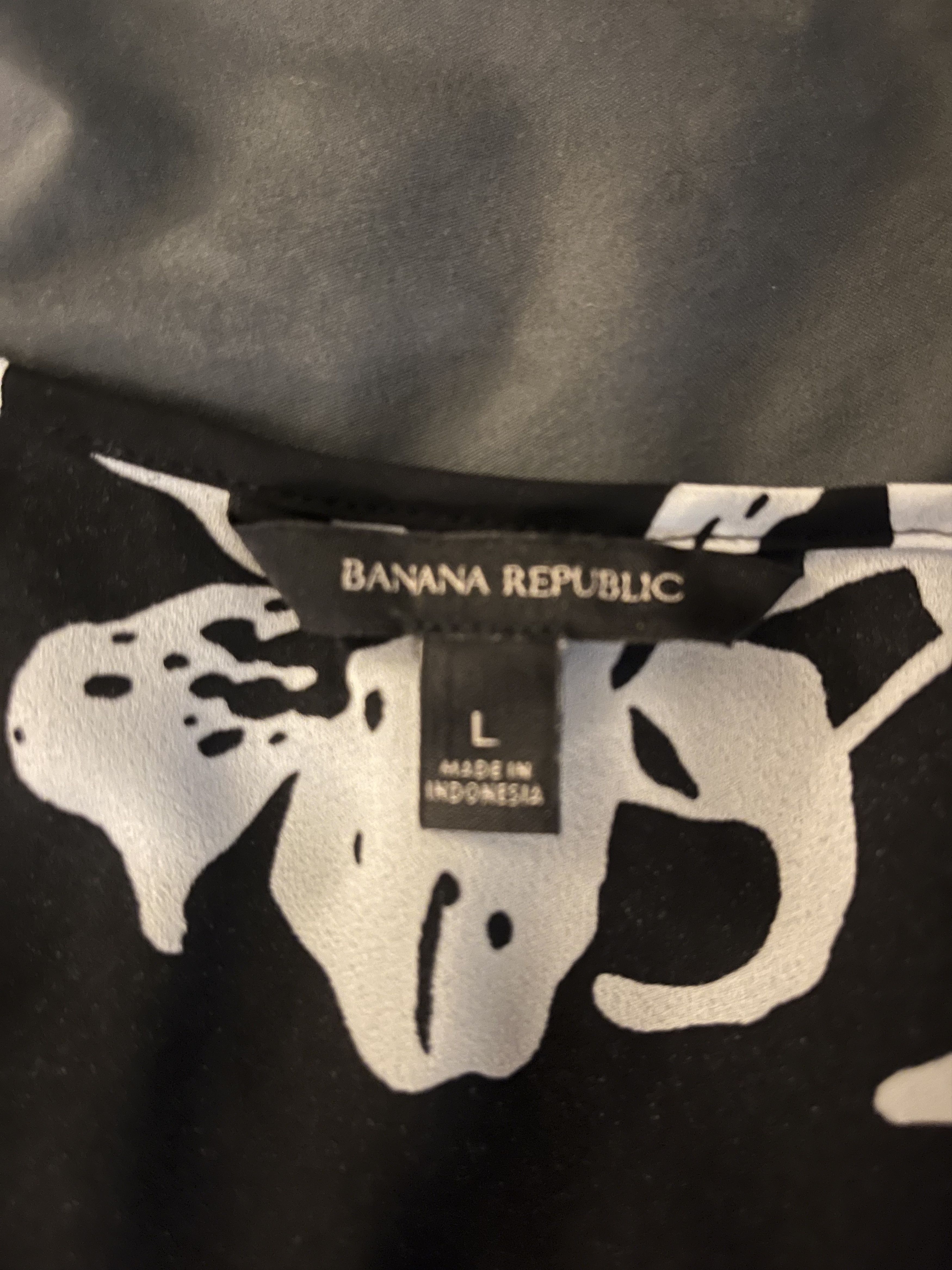 Banana Republic Banana Republic White Lily Print Tank Top size Large Size L / US 10 / IT 46 - 4 Thumbnail