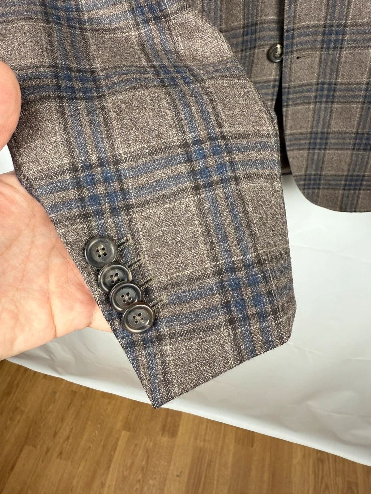Other Pelikamo Plaid Blazer Wool size M Size 40R - 5 Thumbnail