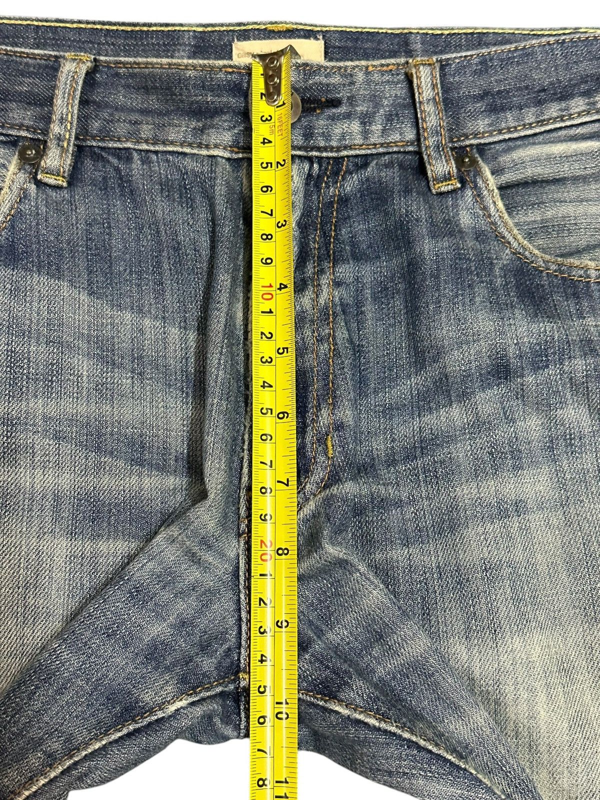 Gap Vintage Gap Blue Faded Wash Distressed Style Baggy Jeans Size US 32 / EU 48 - 14 Thumbnail