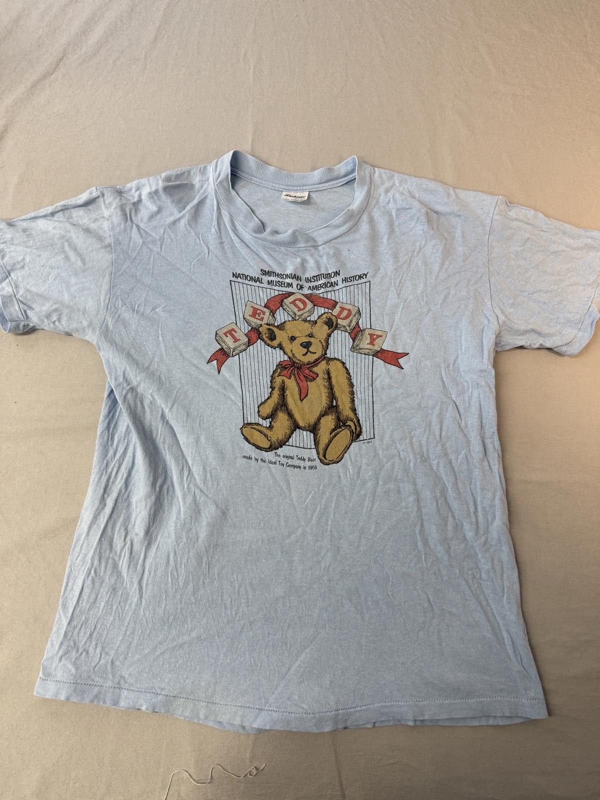 Other Vintage Teddy Bear Shirt 1984 Smithsonian Institution Museum Size US L / EU 52-54 / 3 - 1 Thumbnail