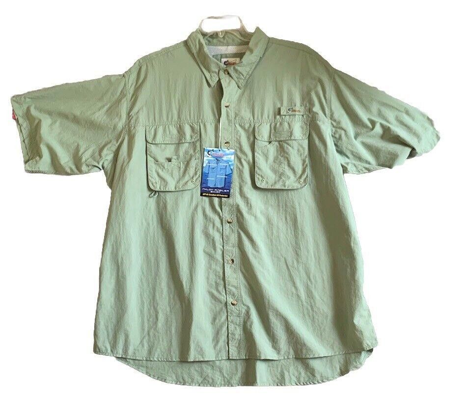 Designer World Wide Sportsman Mens 3XL VENTED Fishing Shirt Size US XXL / EU 58 / 5 - 1 Thumbnail