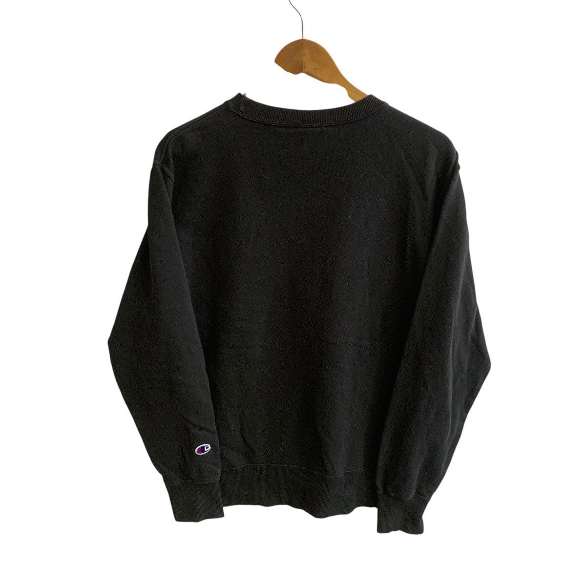 Champion × Vintage Black Champion Spell Out Logo Medium Sweatshirt Size US M / EU 48-50 / 2 - 4 Thumbnail