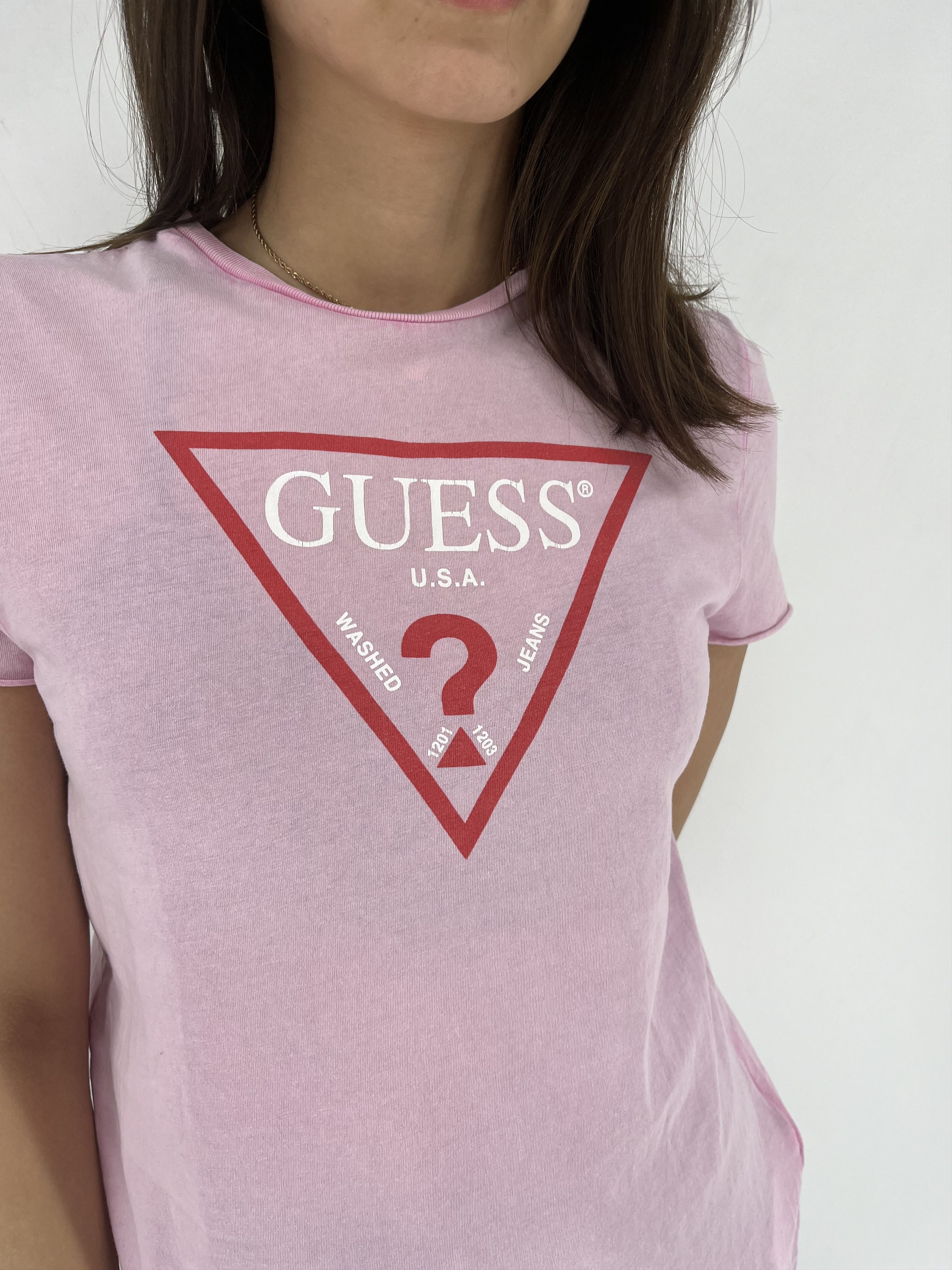 Guess × Vintage Guess Short Sleeve Tshirt Big Logo Spellout Jumpe Size M / US 6-8 / IT 42-44 - 5 Thumbnail