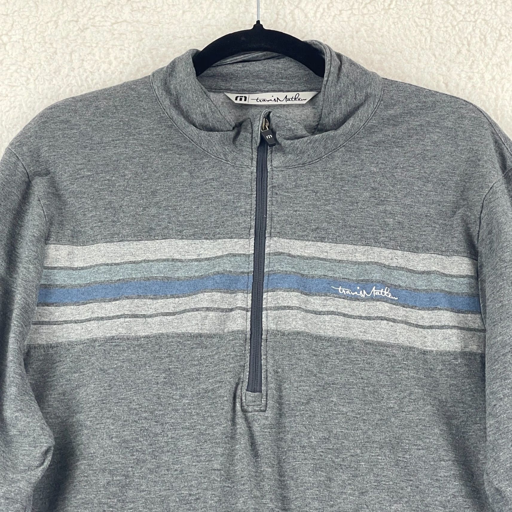 TravisMathew **Travis Mathew Gray 1/4 Zip Sweater Mens Long Sleeve Size Large** User: Travis Mathew Gray 1/4 Zip Sweater Mens Long Sleeve Size Large Size US L / EU 52-54 / 3 - 3 Thumbnail