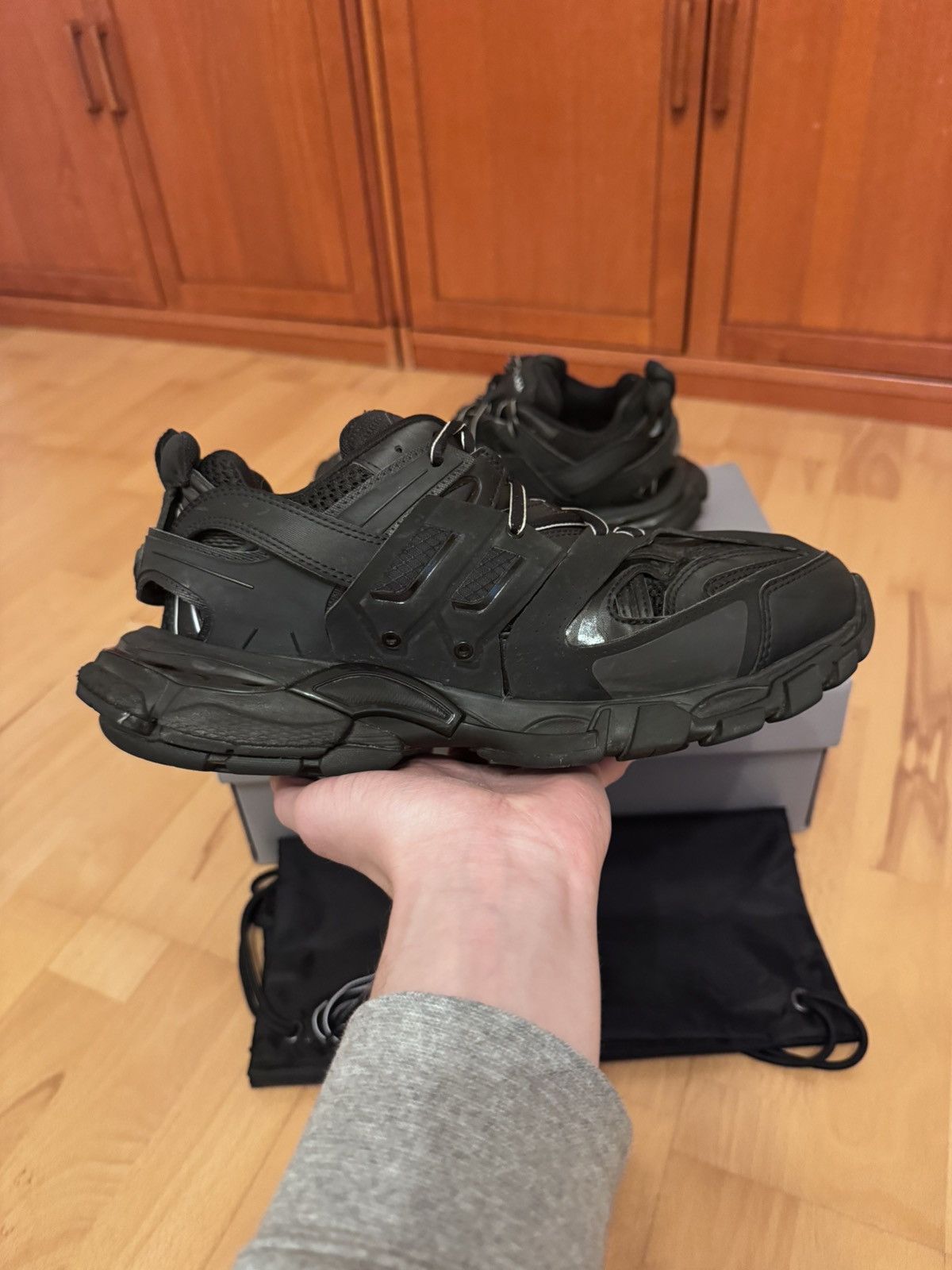 Balenciaga Balenciaga Track Triple Black Size US 8 / EU 41 - 4 Thumbnail