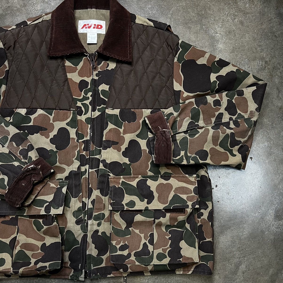 Vintage Vintage 90s AVID Duck Camo Jacket Workwear Hunting Boxy 90s Size US M / EU 48-50 / 2 - 3 Thumbnail