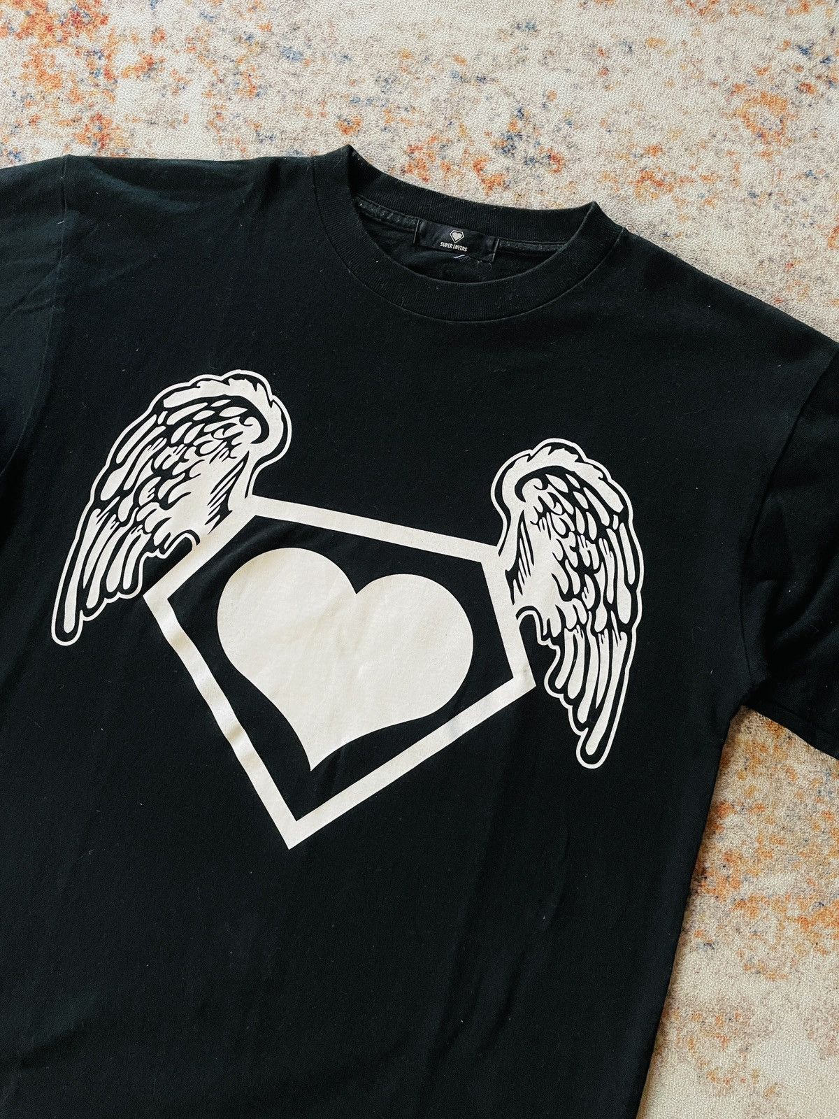 Japanese Brand SUPERLOVERS LOVER ROCKS ANGELS & DEMONS LONGSLEEVE Size US M / EU 48-50 / 2 - 3 Thumbnail