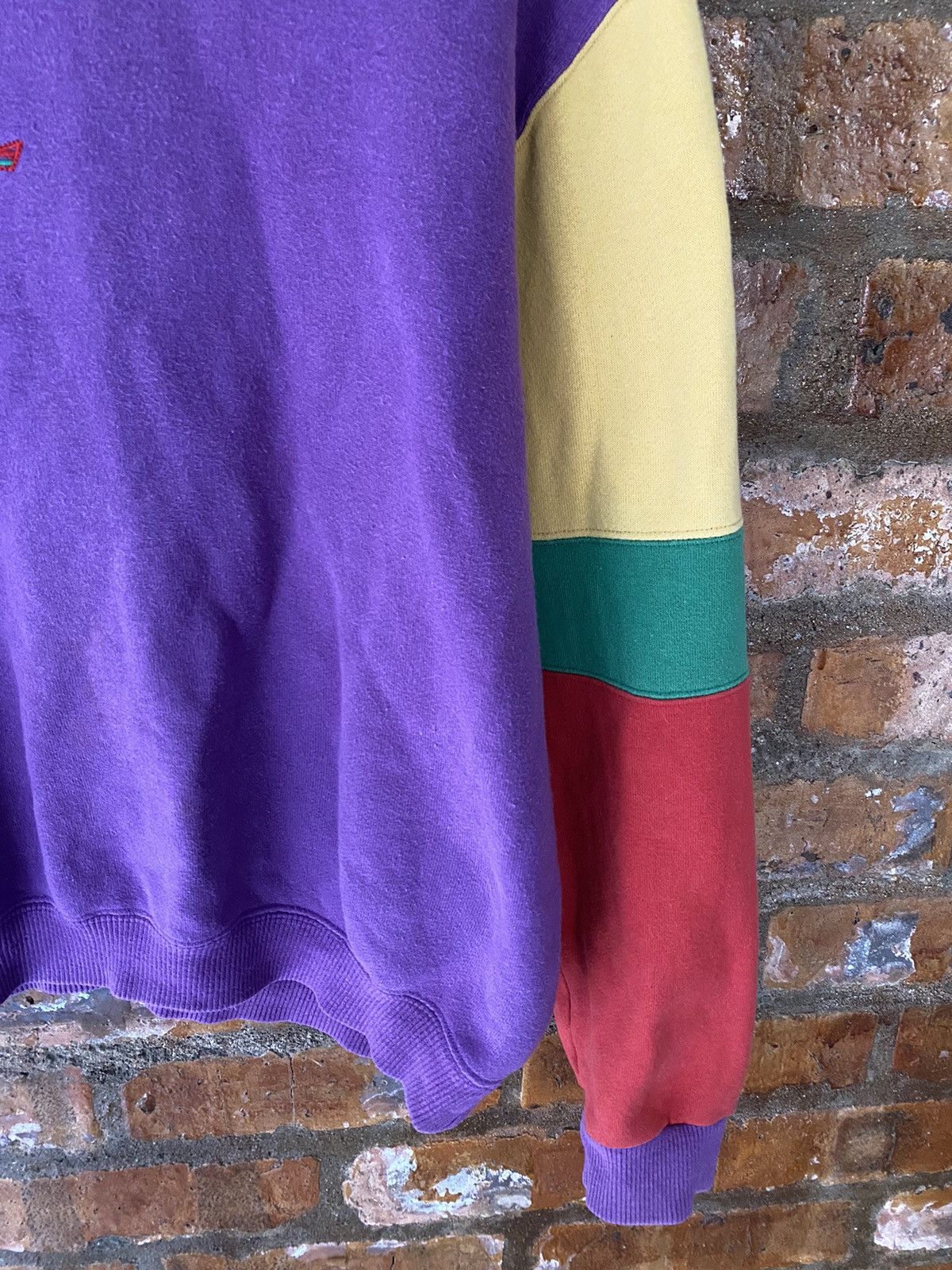 Yves Saint Laurent 1990s YSL center logo color block Size S / US 4 / IT 40 - 8 Thumbnail