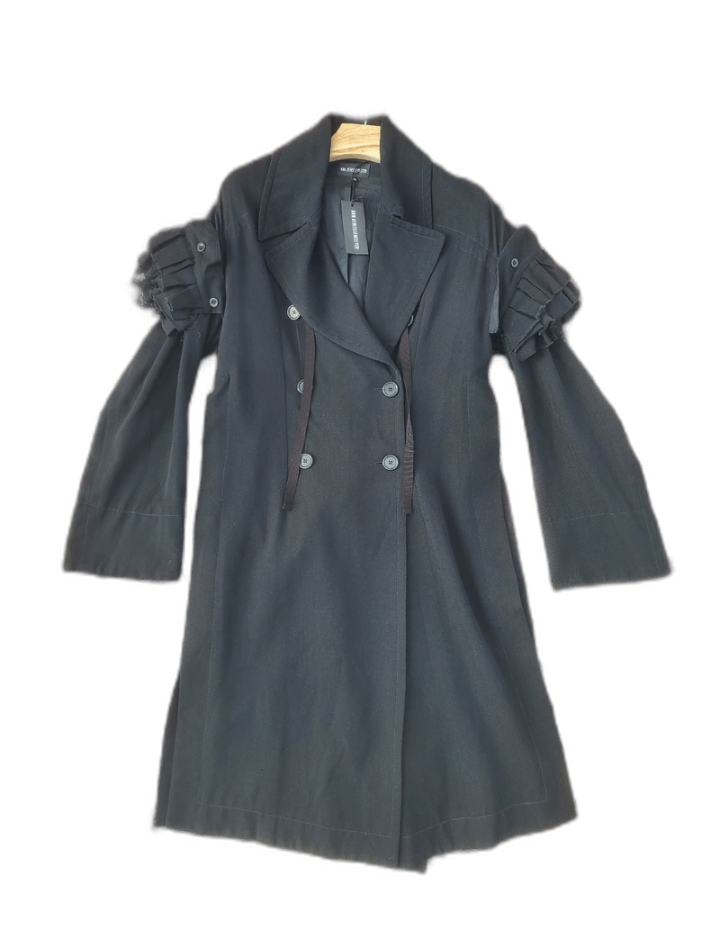 Ann Demeulemeester New Designer Unisex Wool Blend Coat Size M / US 6-8 / IT 42-44 - 1 Thumbnail